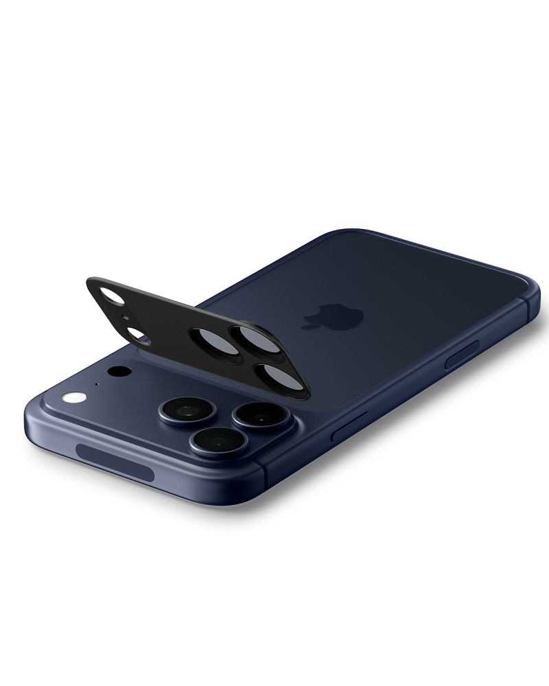 Spigen Optik Pro XL -kameran suojalasi iPhone 17 Pro:lle – musta