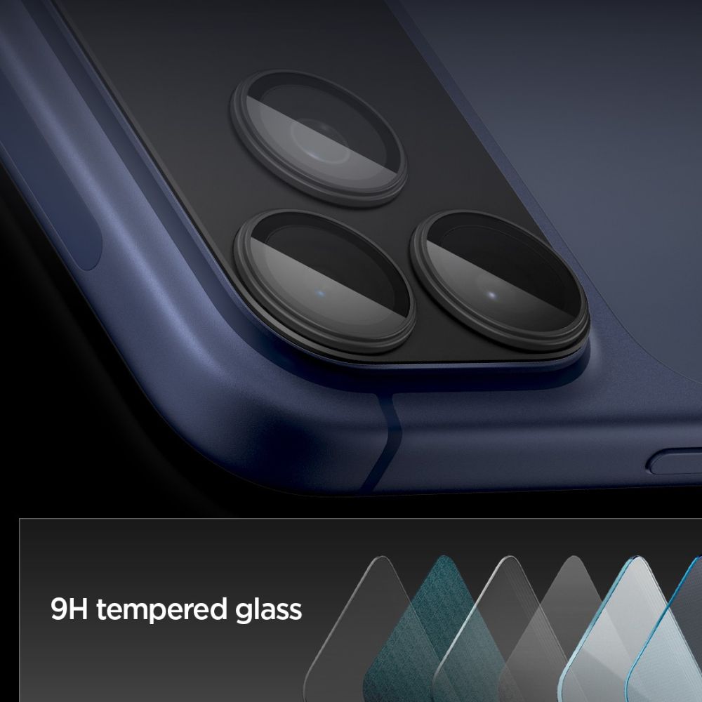 Spigen Optik Pro XL -kameran suojalasi iPhone 17 Pro:lle – musta