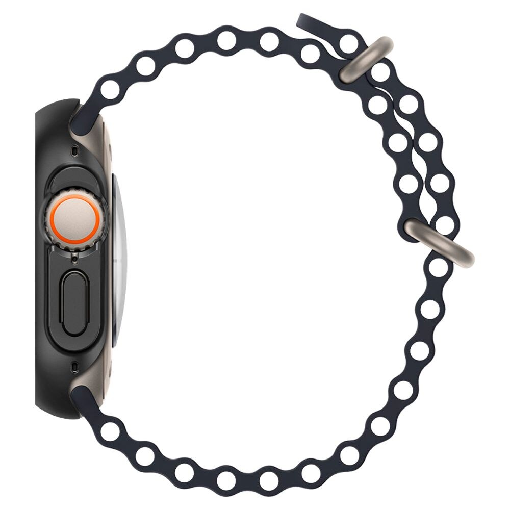 Spigen Thin Fit -kotelo Apple Watch Ultra -kellolle (49 mm) – musta