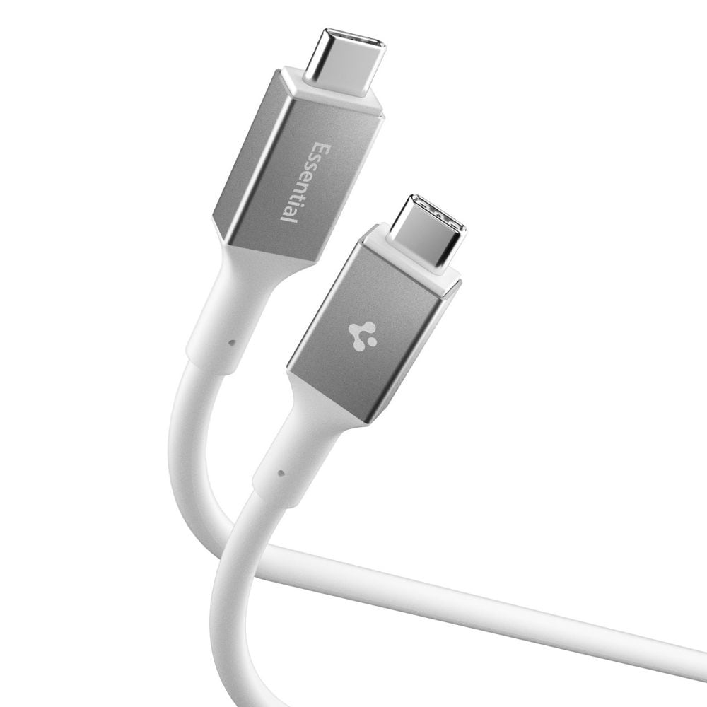 Spigen EB10020CC USB-C-kaapeli 100 W, 200 cm – valkoinen