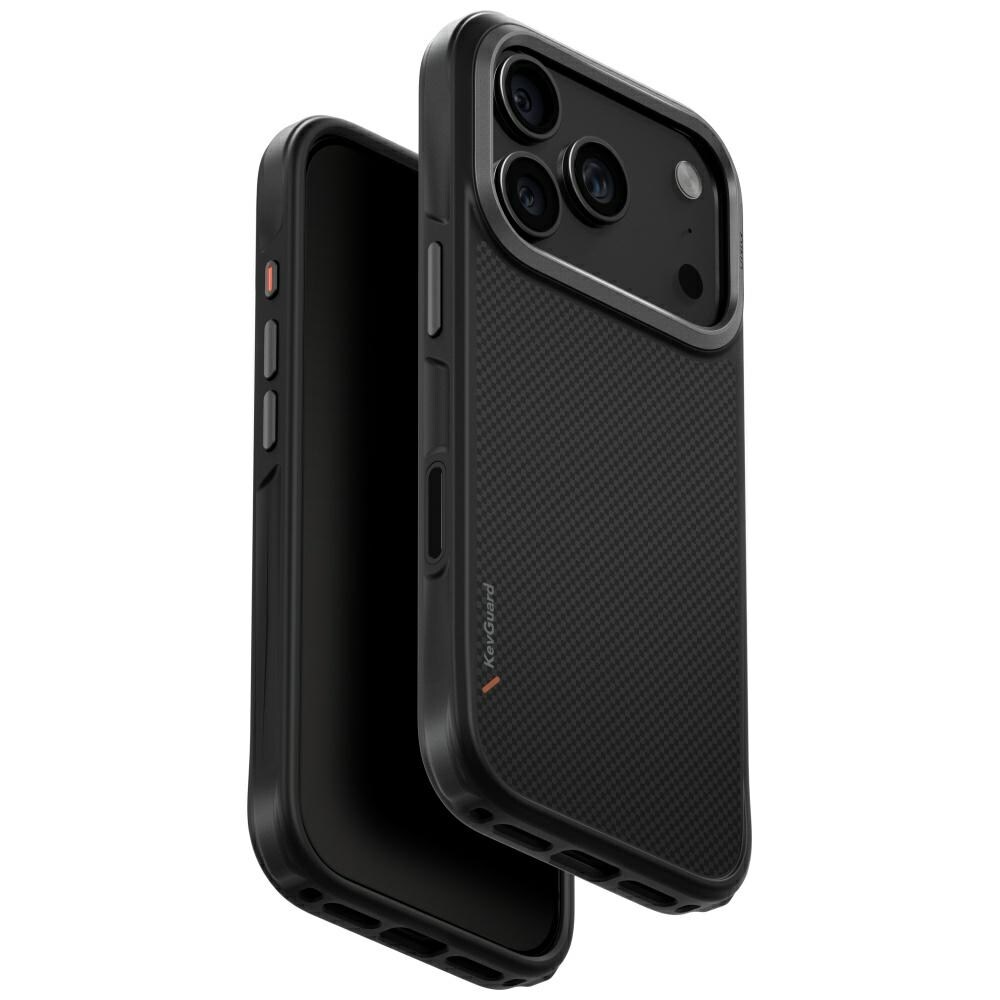 Uniq Keva Magclick -latauskotelo iPhone 17 Pro:lle – musta