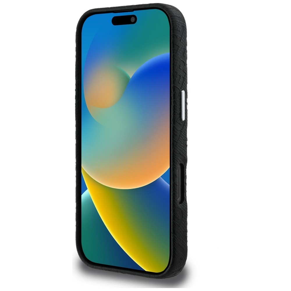 Karl Lagerfeldin FW-malliston Karl MagSafe -kotelo iPhone 16 Pro:lle – musta