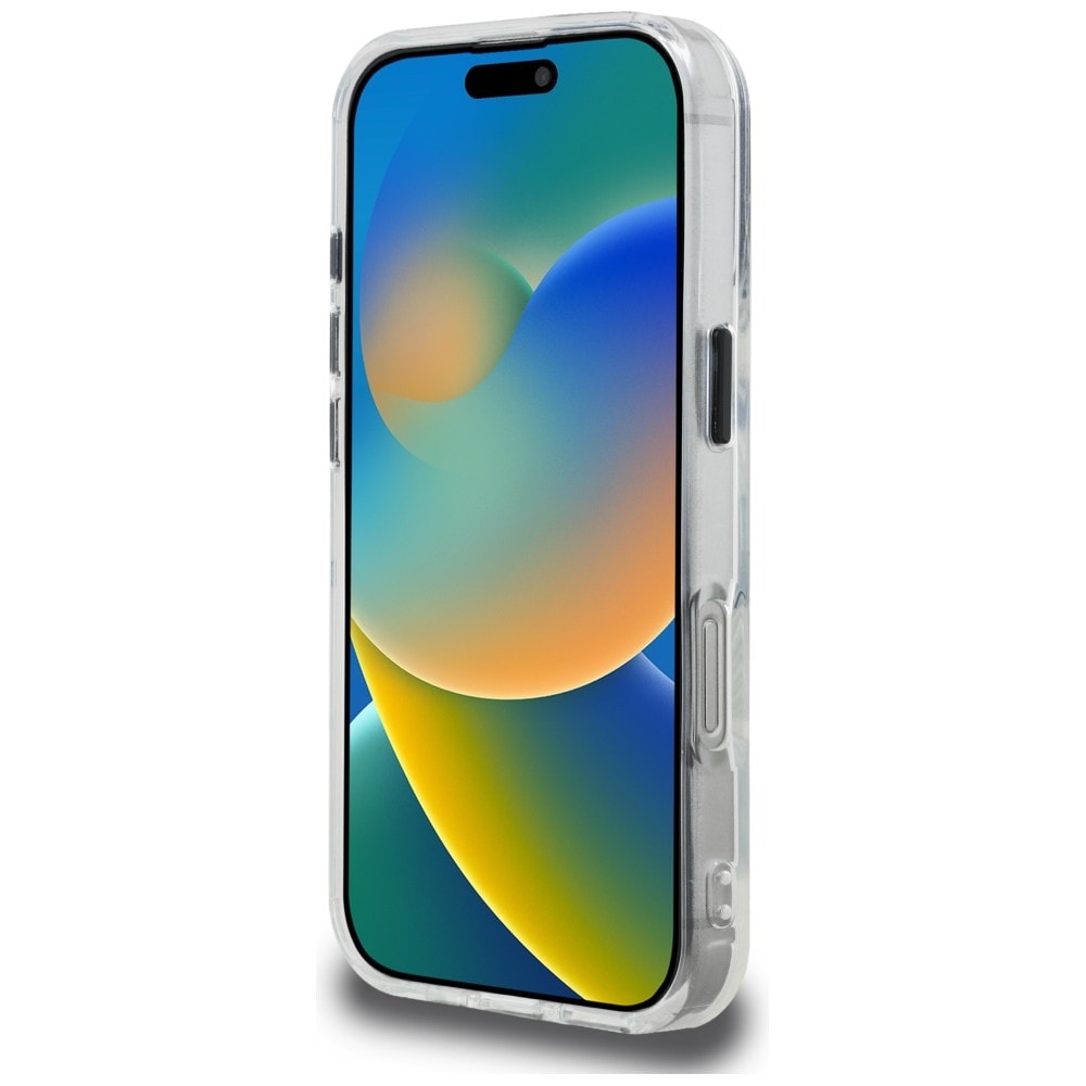 Karl Lagerfeld IML Karl Sketch Logo MagSafe -suojakotelo iPhone 16 Pro Maxille – läpinäkyvä