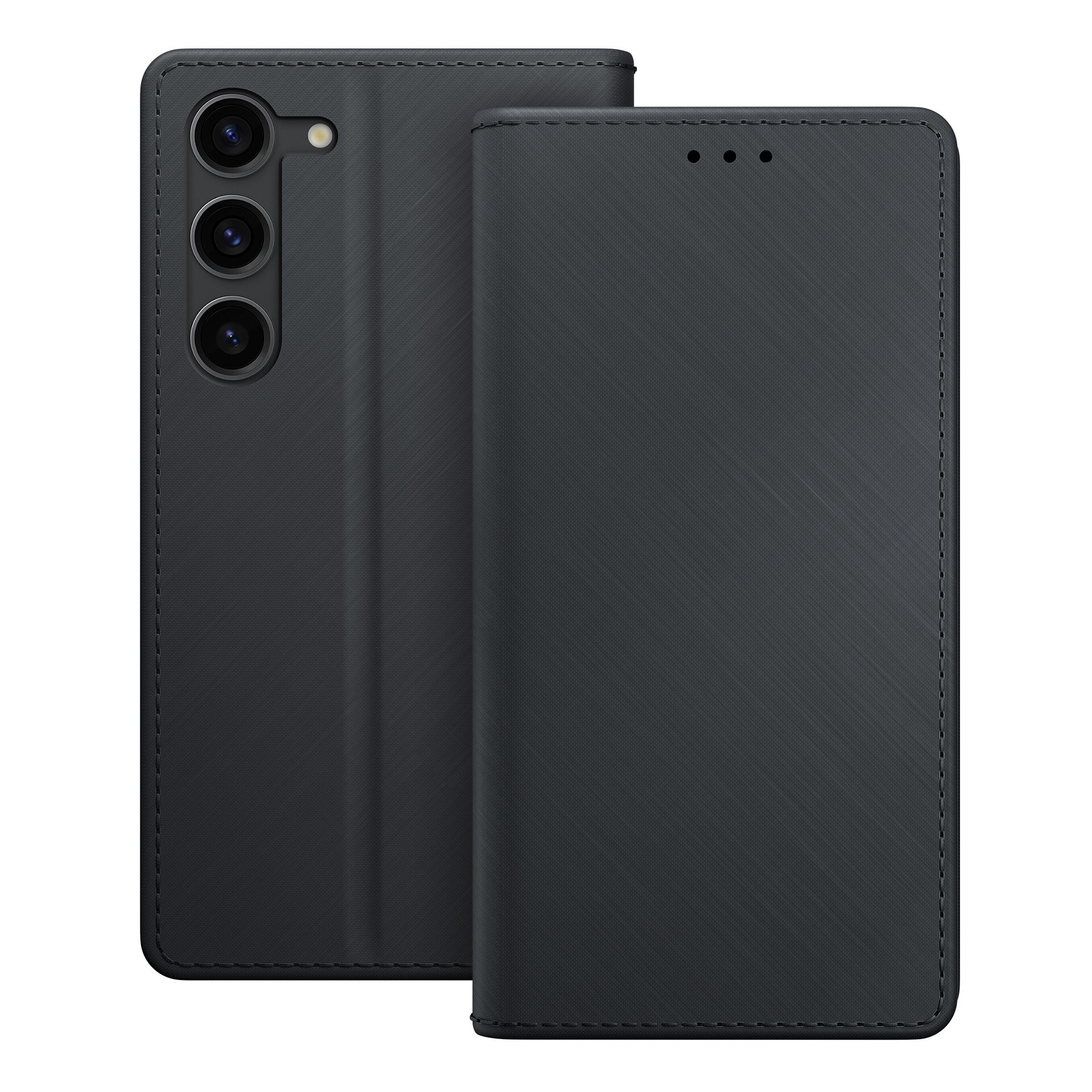 3mk-lompakkokotelo Samsung Galaxy S23 5G:lle – musta