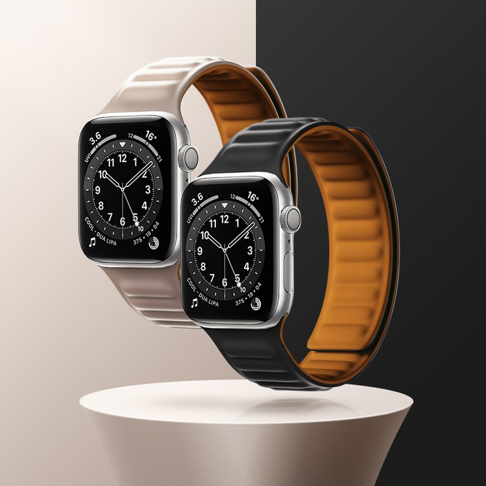 Magneettirannekoru – Magneettirannekoru Apple Watch 38–40 mm:lle – Svart
