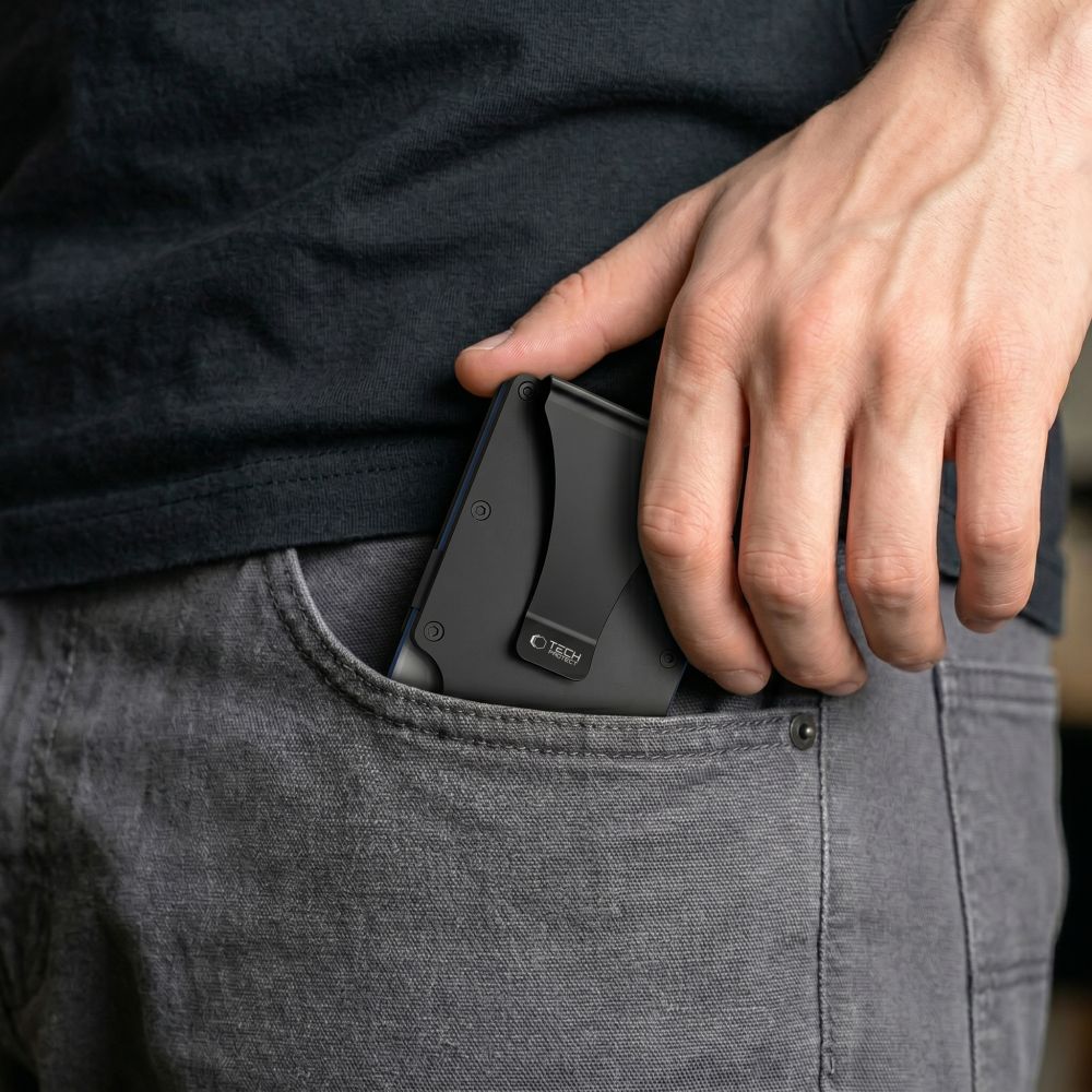 Tech-Protect Thorn RFID-lompakko – Svart