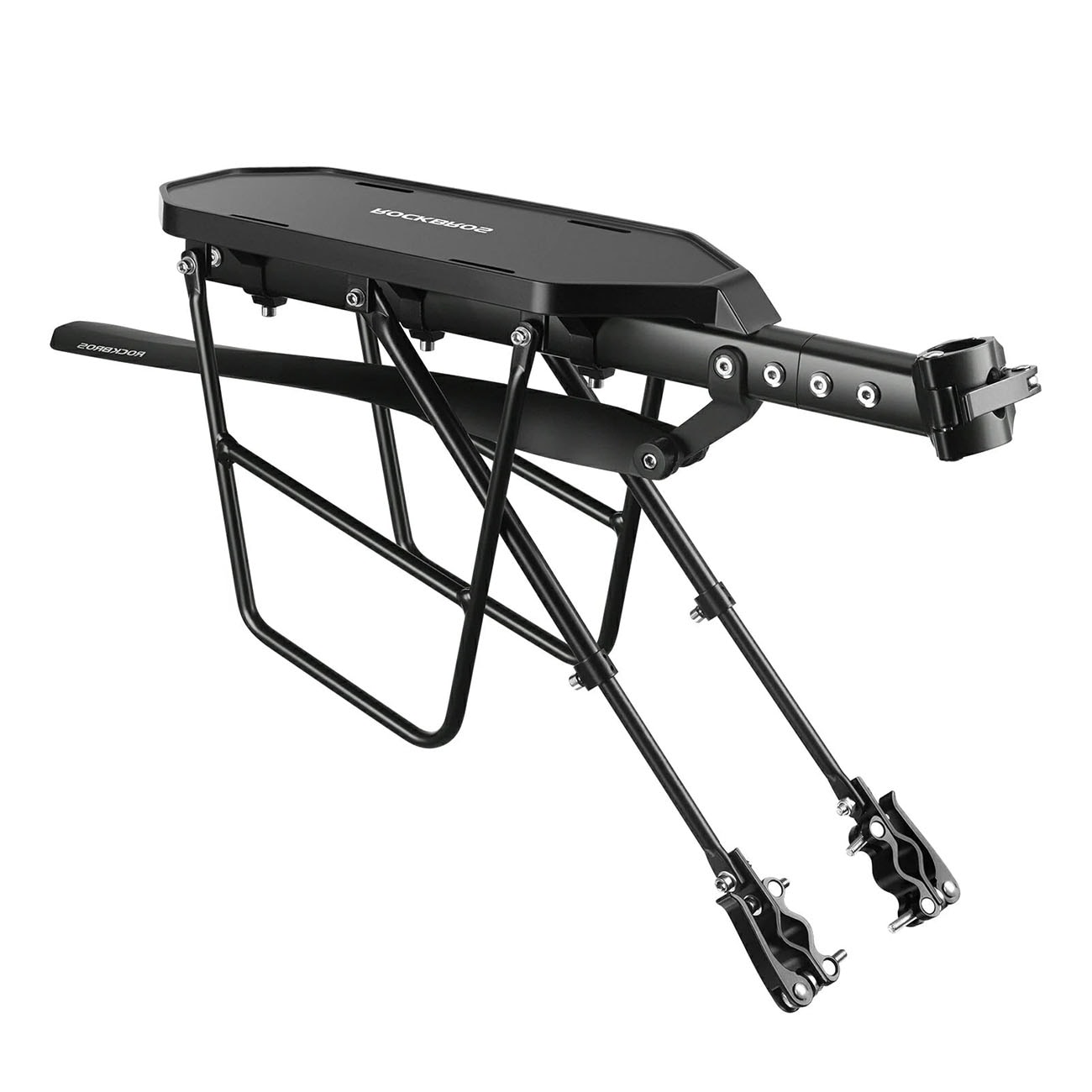 Rockbros RBHJ-1 Black Diamond -pyöräteline lokasuojilla ja pikakiinnityksellä 26–29” MTB – musta