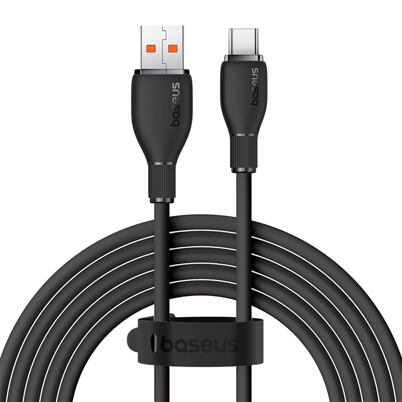 Baseus Pudding 100 W USB-A – USB-C -kaapeli 1,2 m – musta