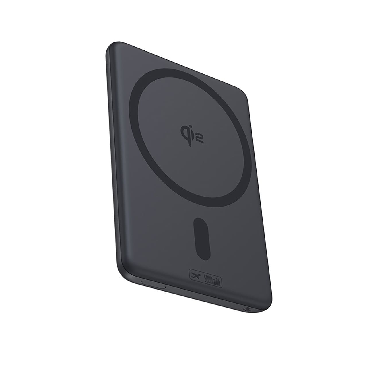 Baseus PicoGo AM31 Qi2 5000 mAh 20 W MagSafe-yhteensopiva varavirtalähde telineellä – musta