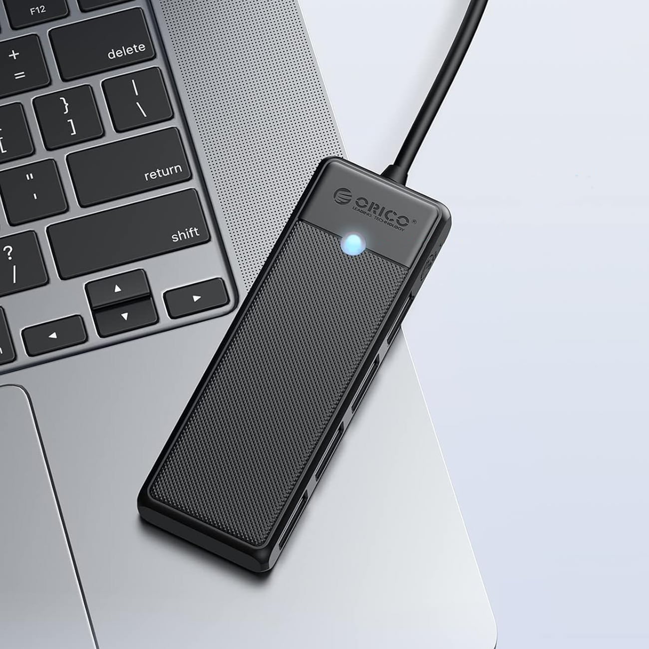 Orico PAPW4A-C3 USB-jakaja, 4 porttia, 4 x USB-A 3.0, 0,15 m – musta