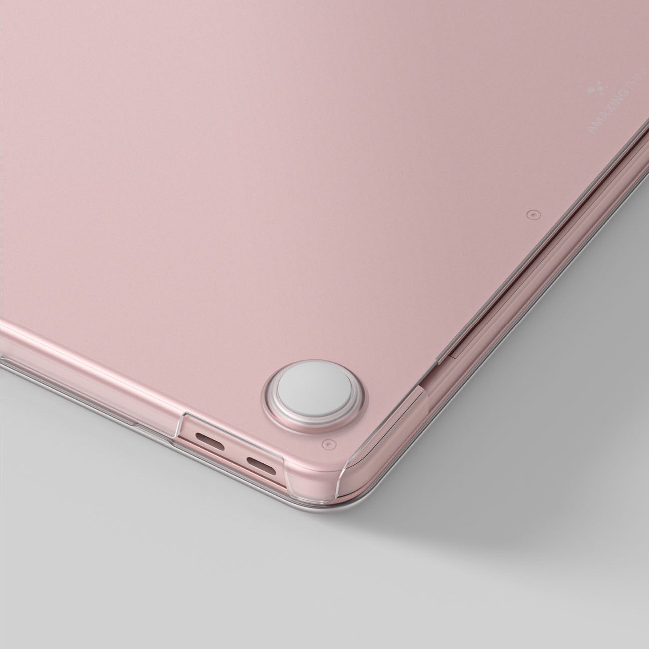 AmazingThing Titan -kovakotelo MacBook Neo 13" - vaaleanpunainen