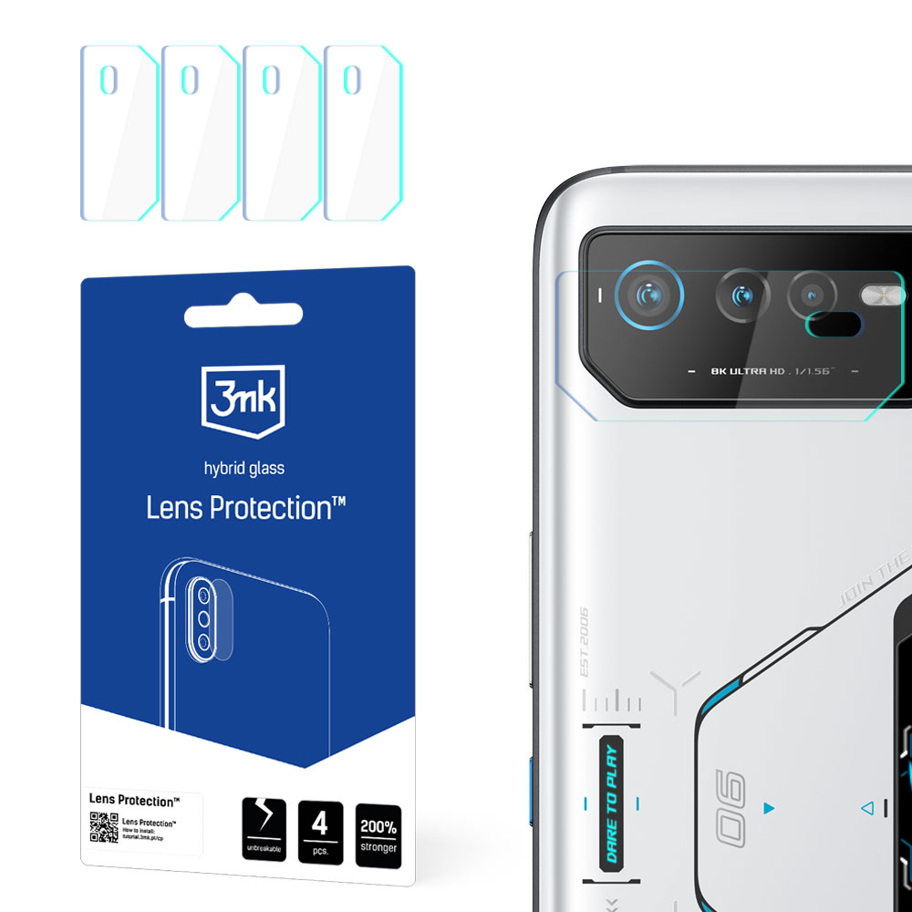 3mk Lens Protection™ -hybridikameralasisuoja Asus ROG Phone 6 / 6 Pro / 6D / 6D Ultimate -malleille