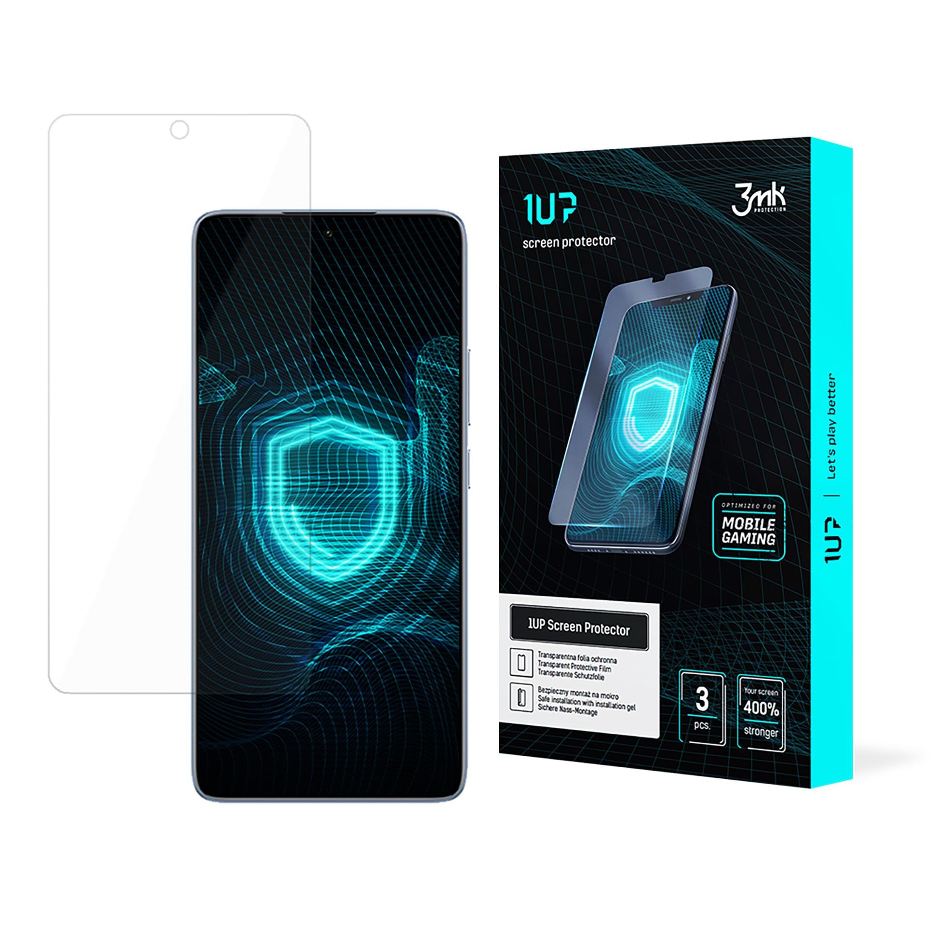3mk 1UP -pelisuojakalvo Xiaomi 14T / 14T Pro -mallille