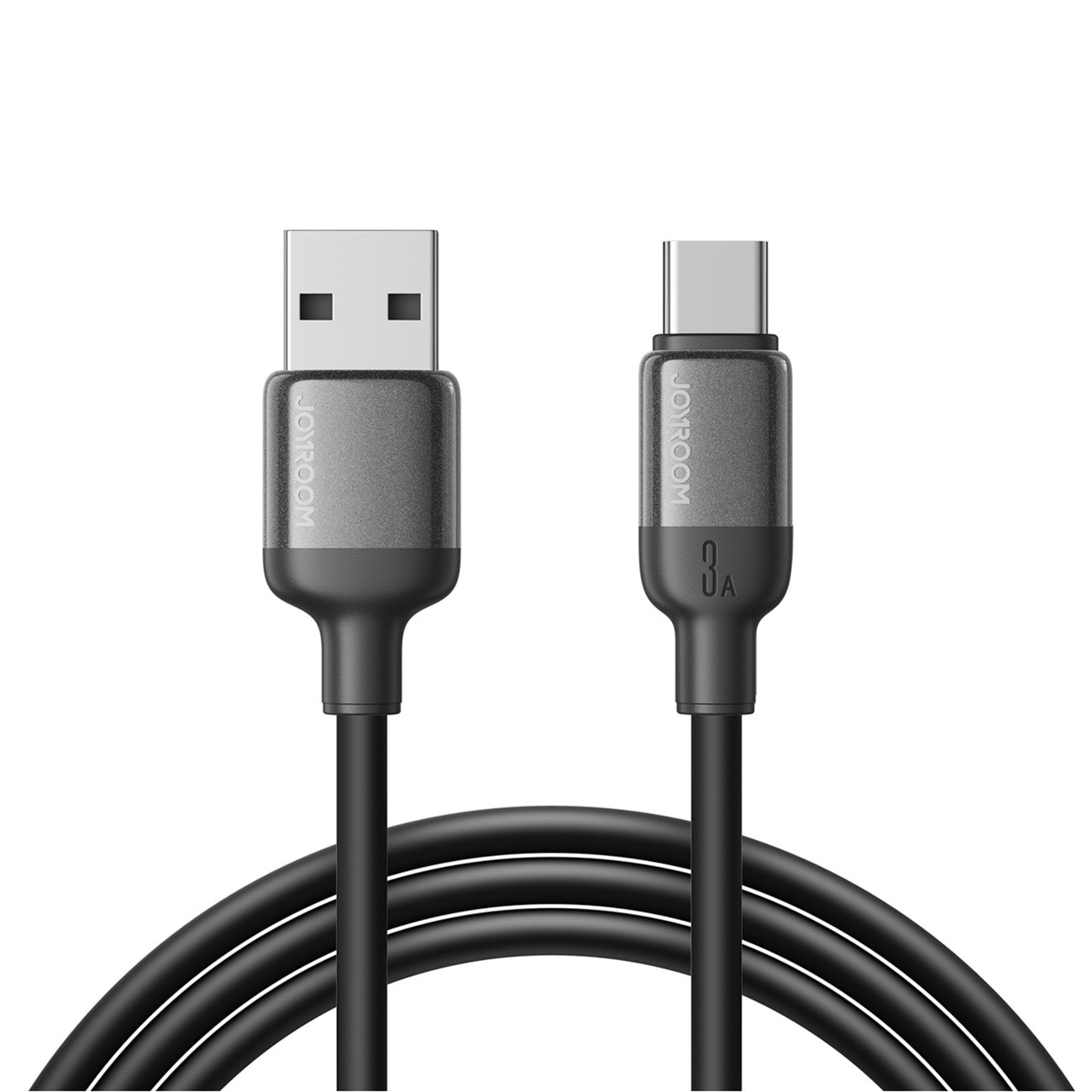 Joyroom S-A62 Lively Series 3A USB-A – USB-C -kaapeli 1,2 m – musta