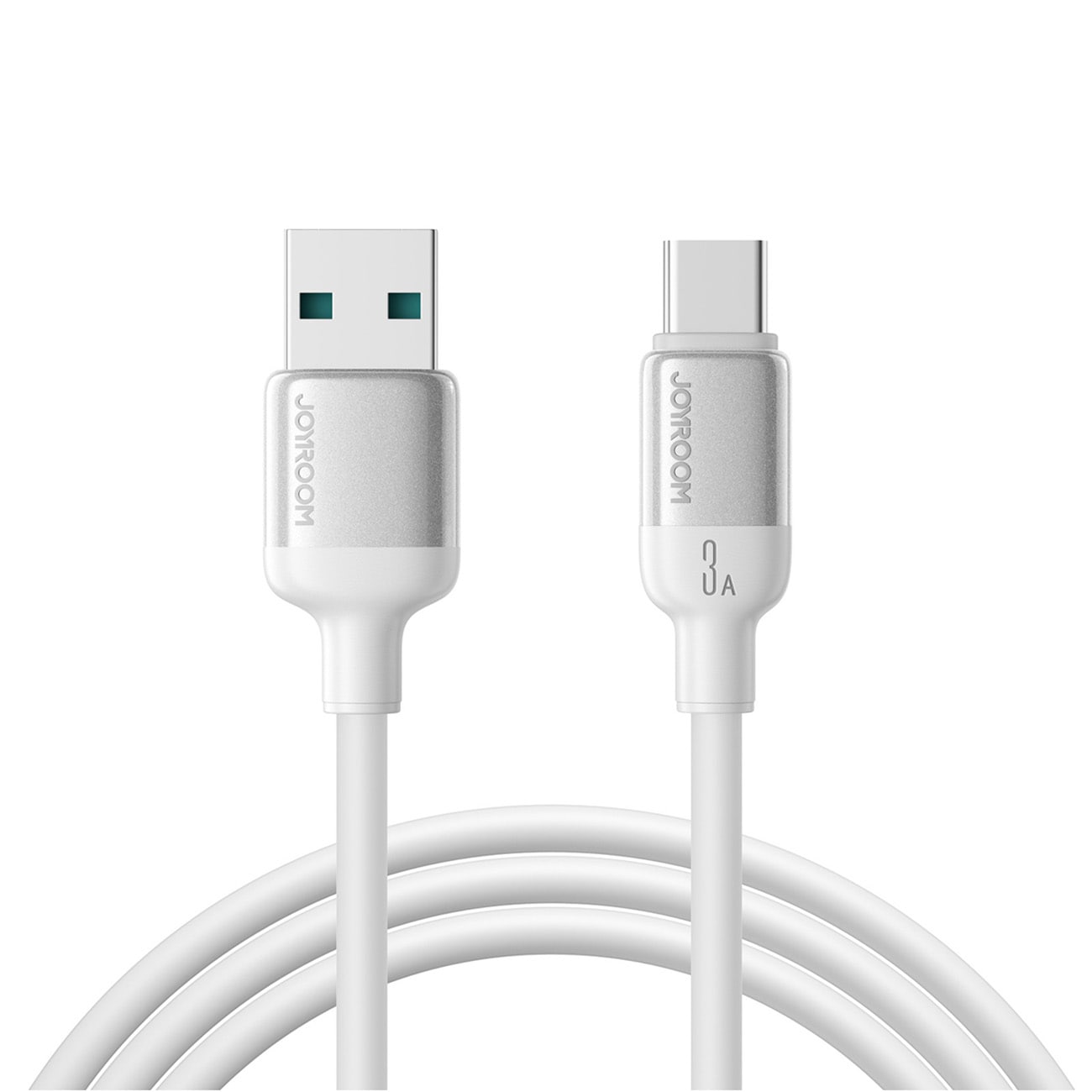 Joyroom S-A62 Lively Series 3A USB-A – USB-C -kaapeli 1,2 m – valkoinen