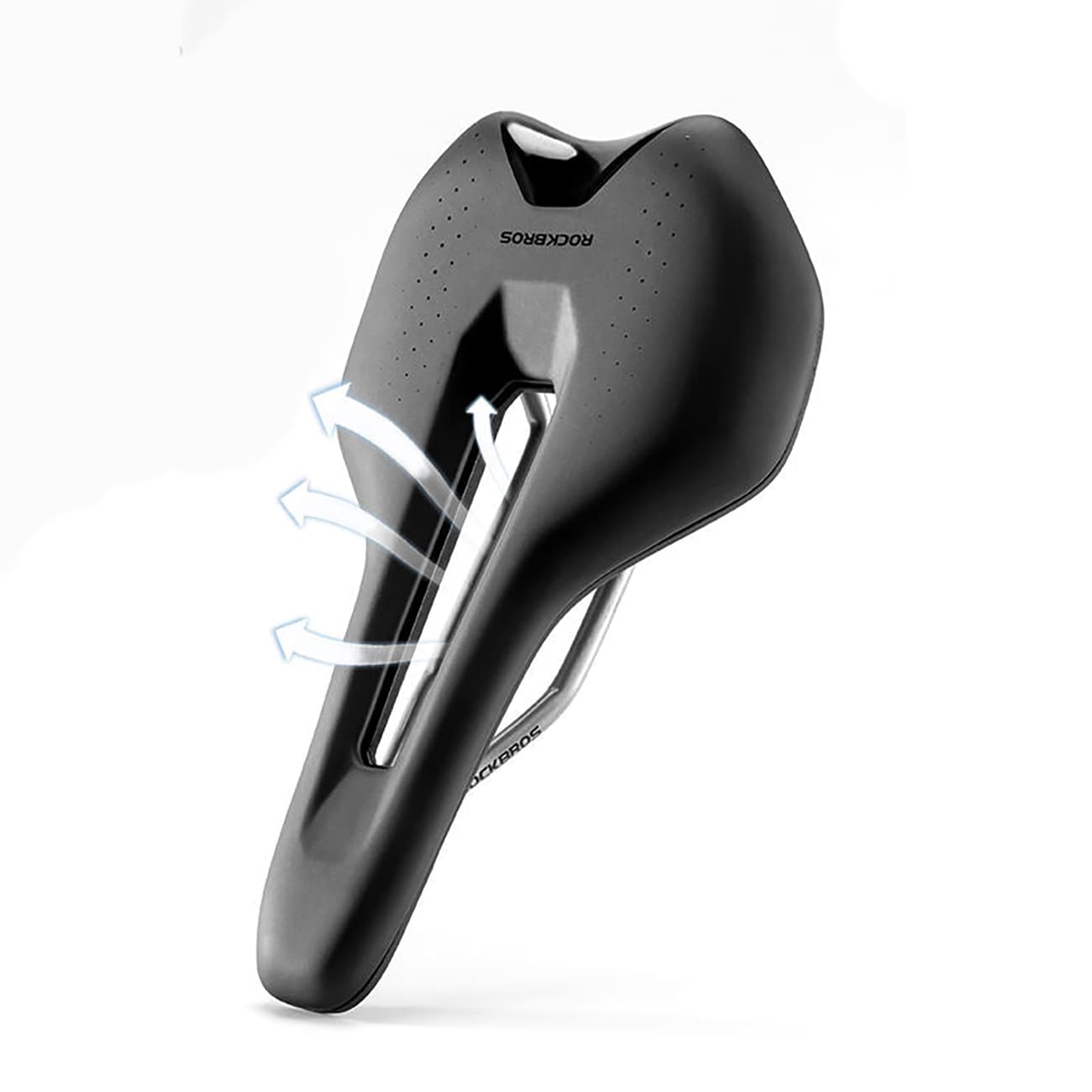 Rockbros RK145 Sports Anatomic -pyöränsatula – musta