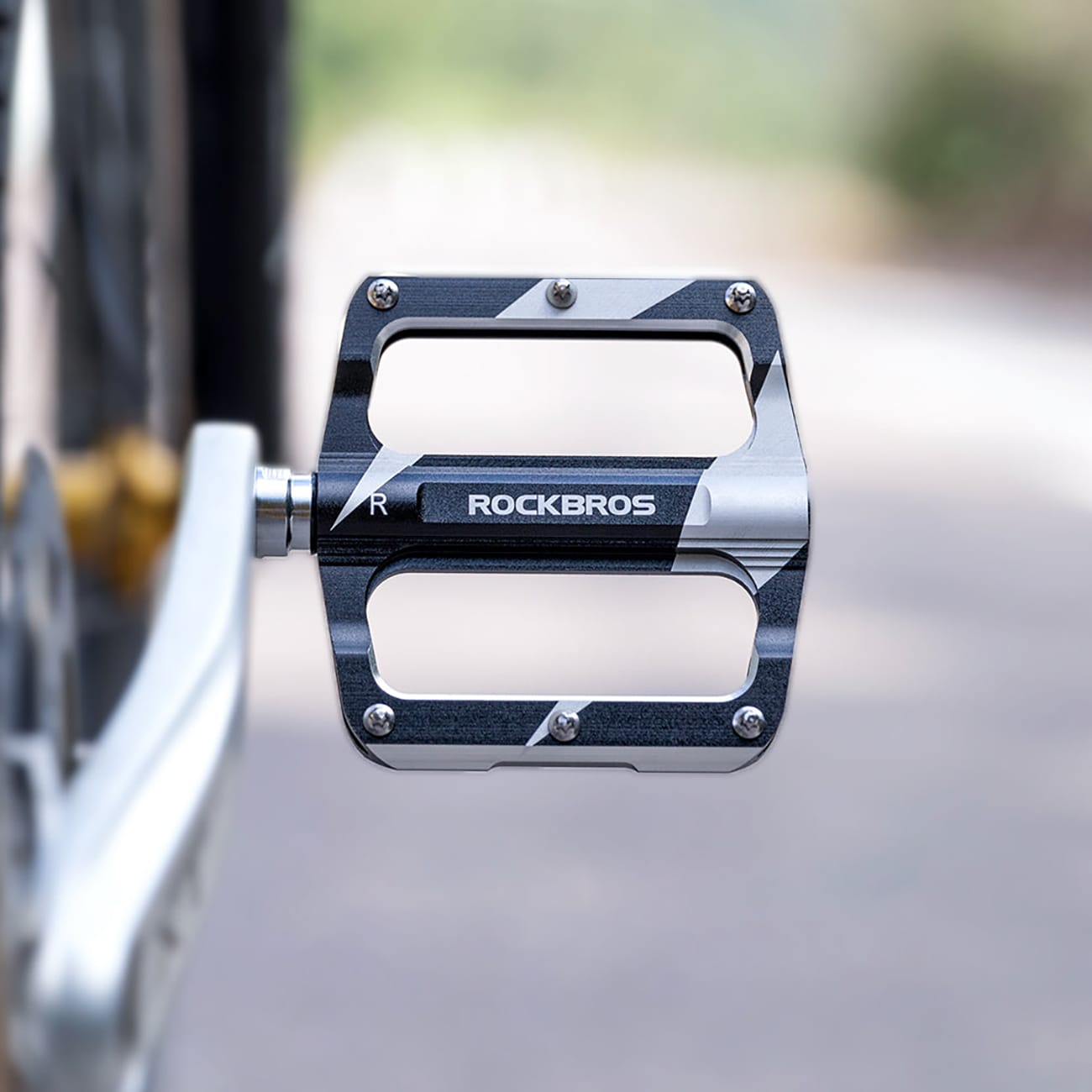 Rockbros K306-BK MTB-alumiinipolkimet – mustat