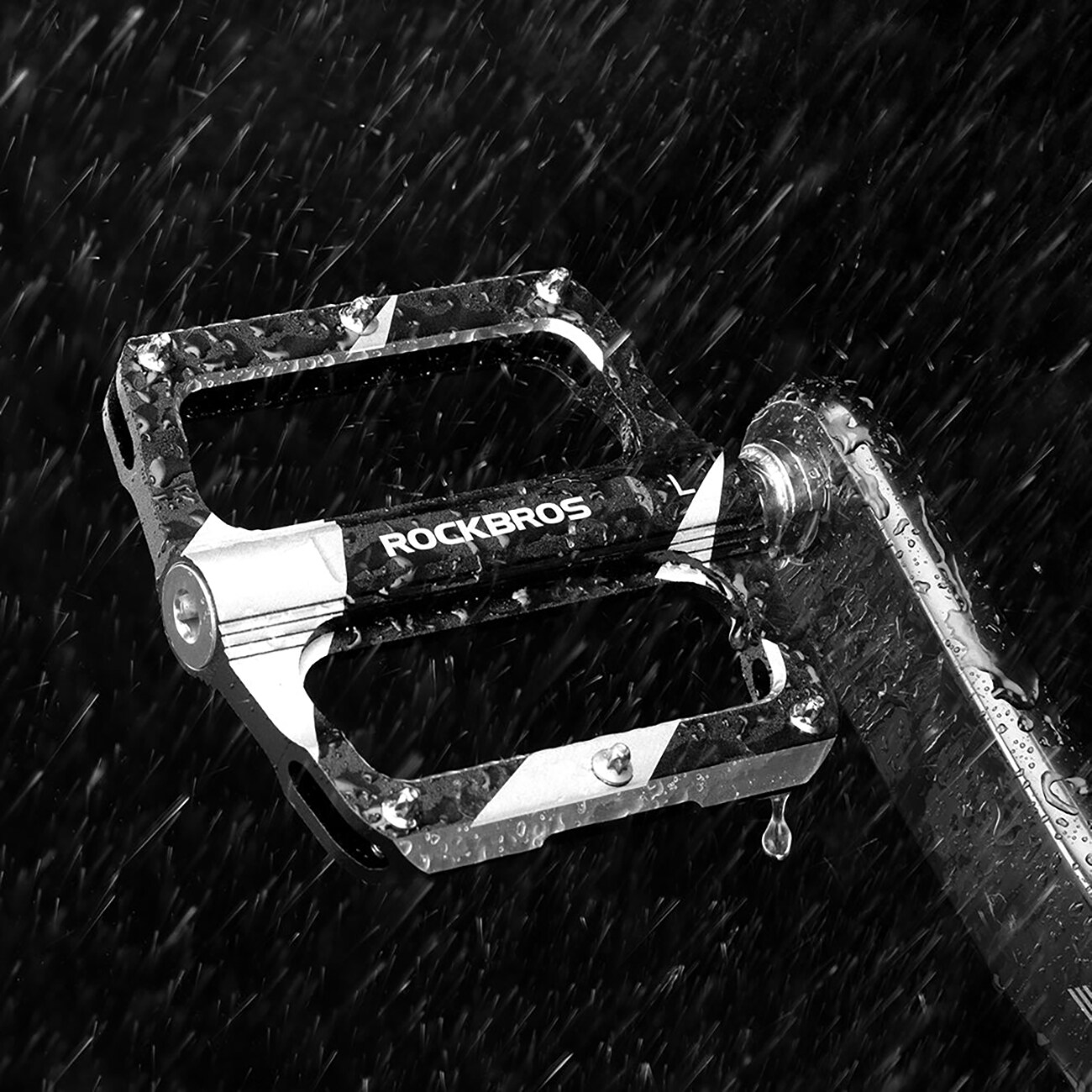 Rockbros K306-BK MTB-alumiinipolkimet – mustat