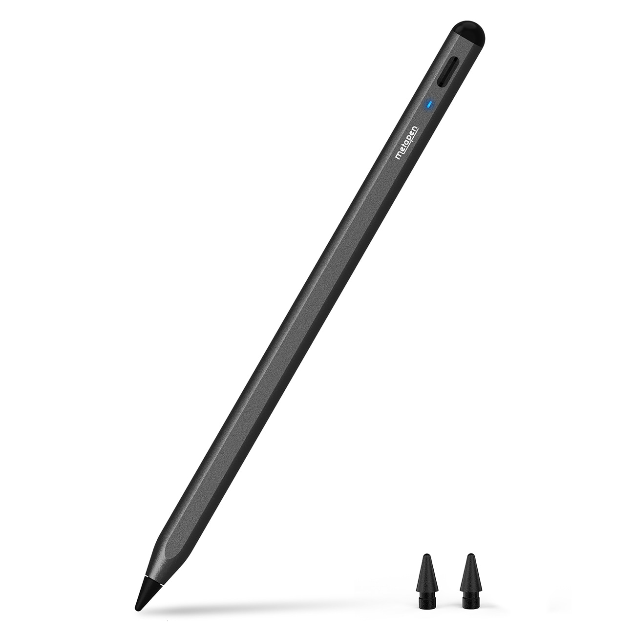 Metapen A8 Active Stylus -kynä iPadille, USB-C - musta