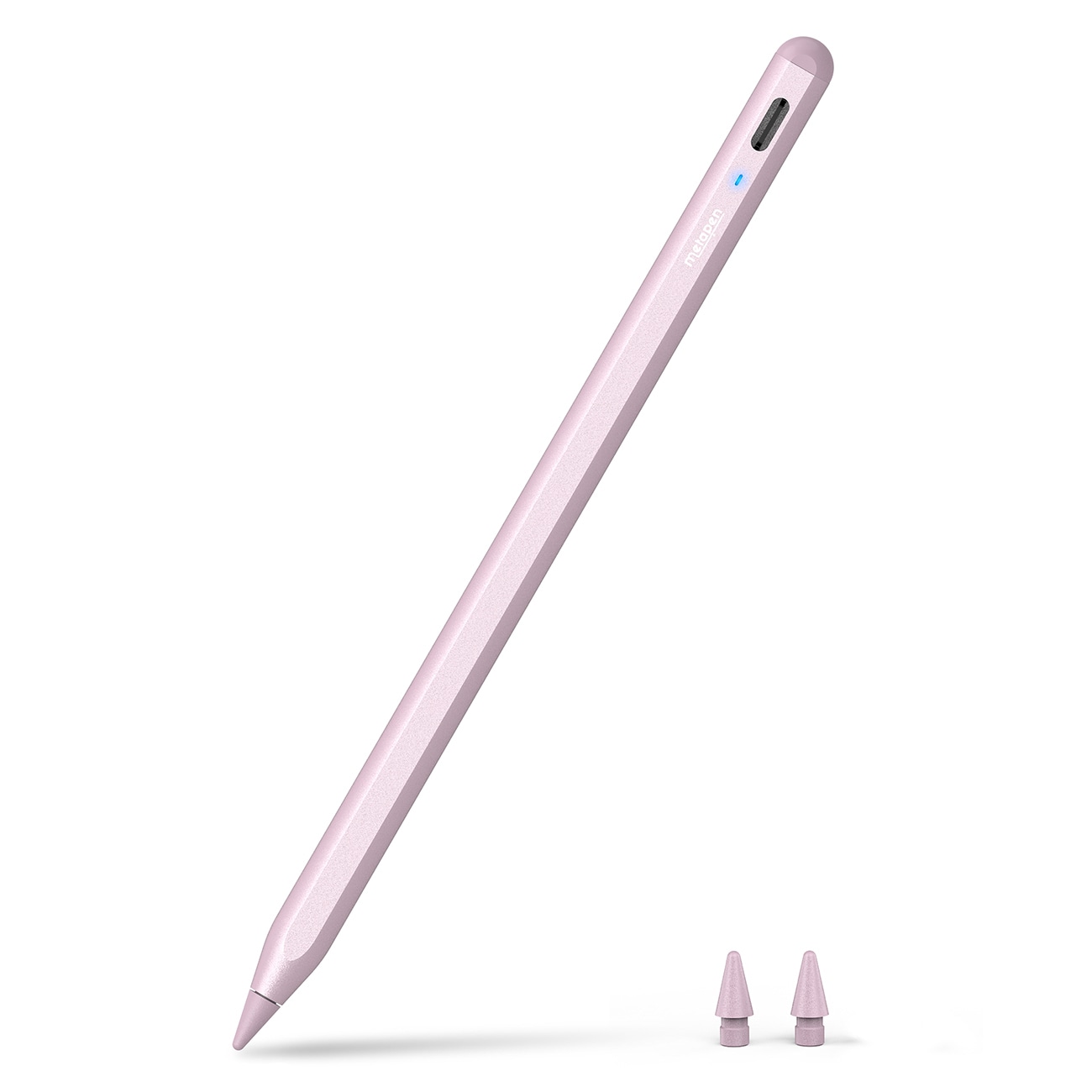 Metapen A8 Active Stylus -kynä iPadille, USB-C - vaaleanpunainen