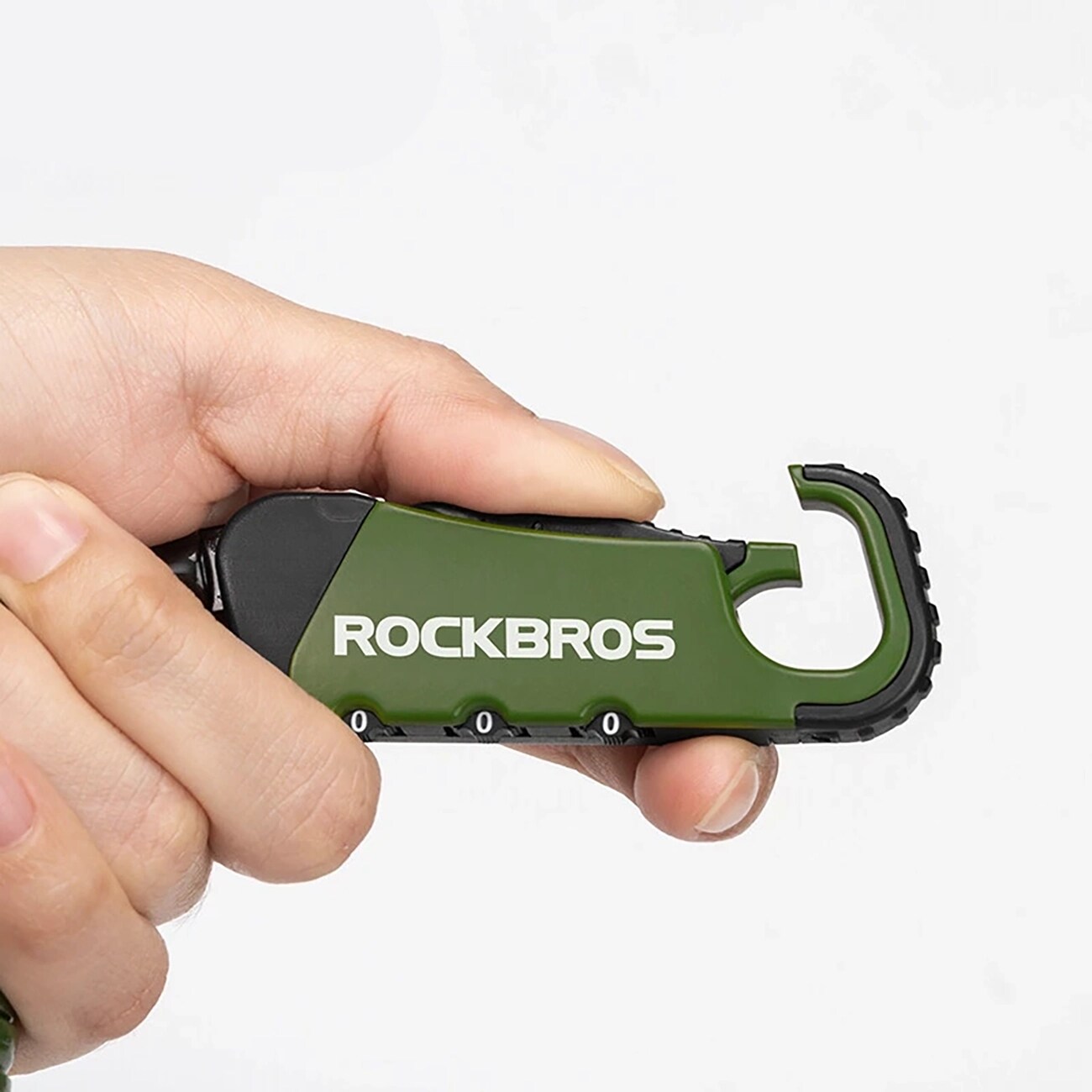Rockbros RBK6N yhdistelmäpyörälukko – vihreä