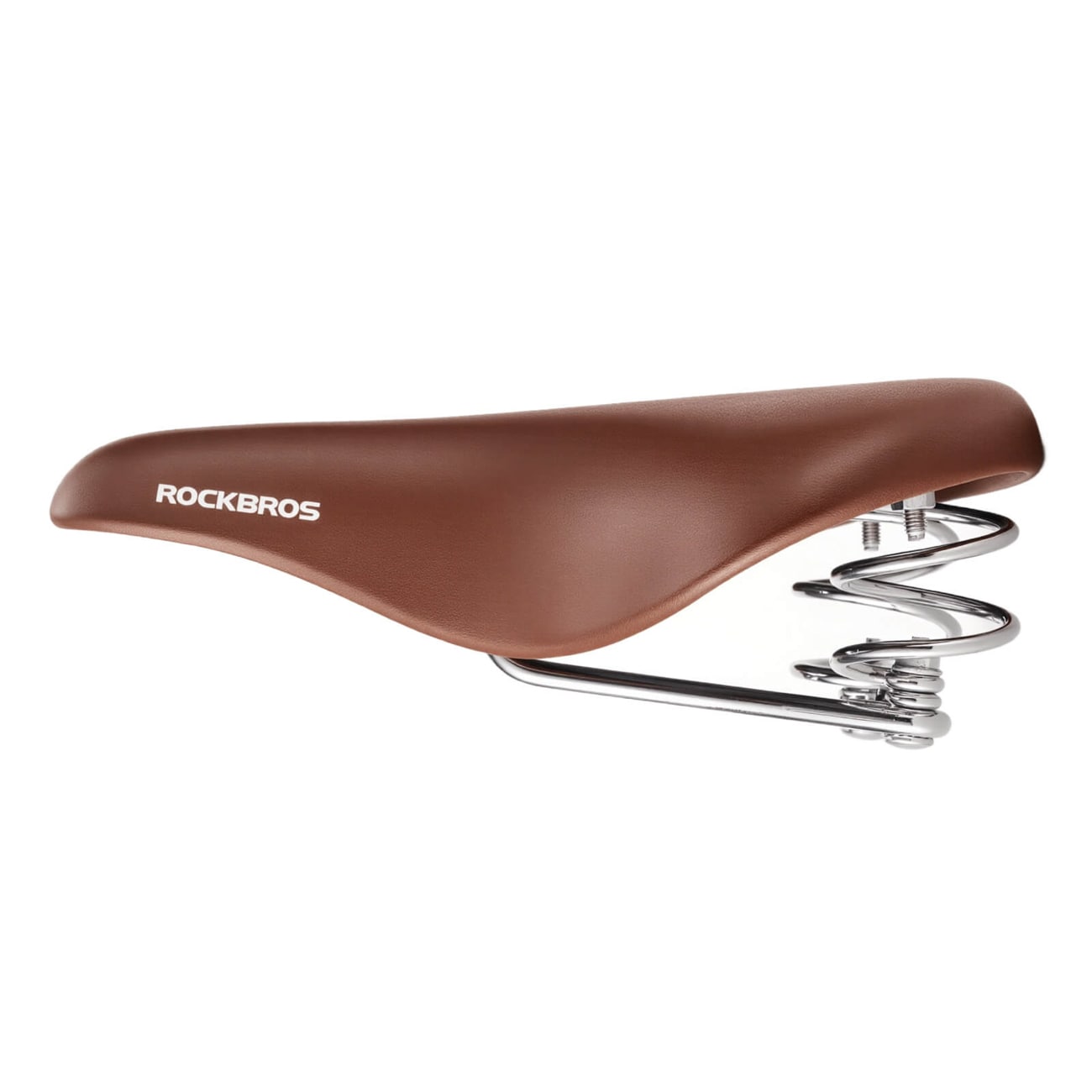 Rockbros 6800S retro-tyylinen mukava polkupyörän satula – ruskea