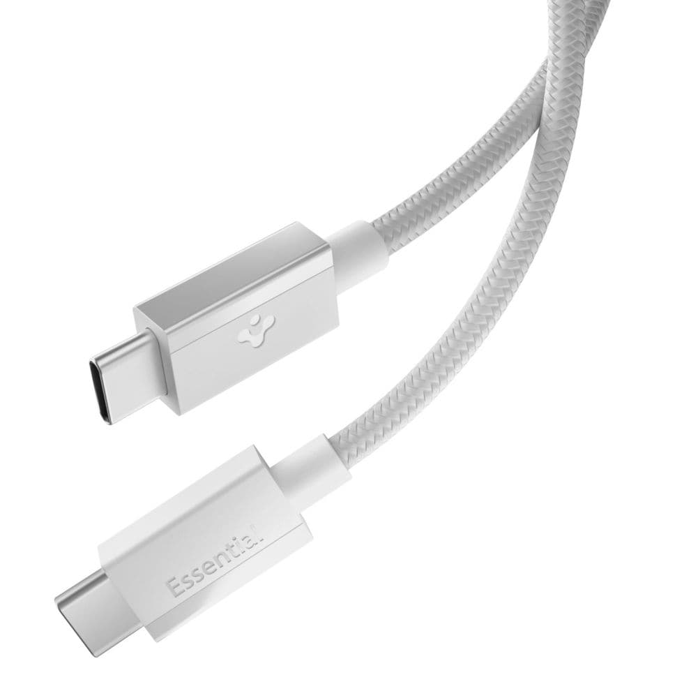 Spigen Essential EB6015CC USB-C-kaapeli 60 W, 150 cm – valkoinen