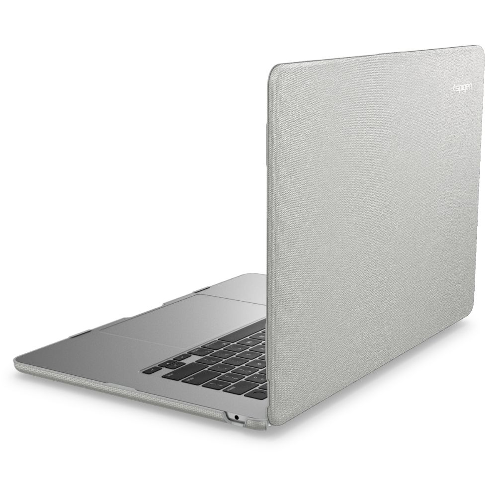 Spigen Urban Fit -suojakotelo MacBook Air 13" -mallille (2023 / 2024 / 2025 2026) – harmaa