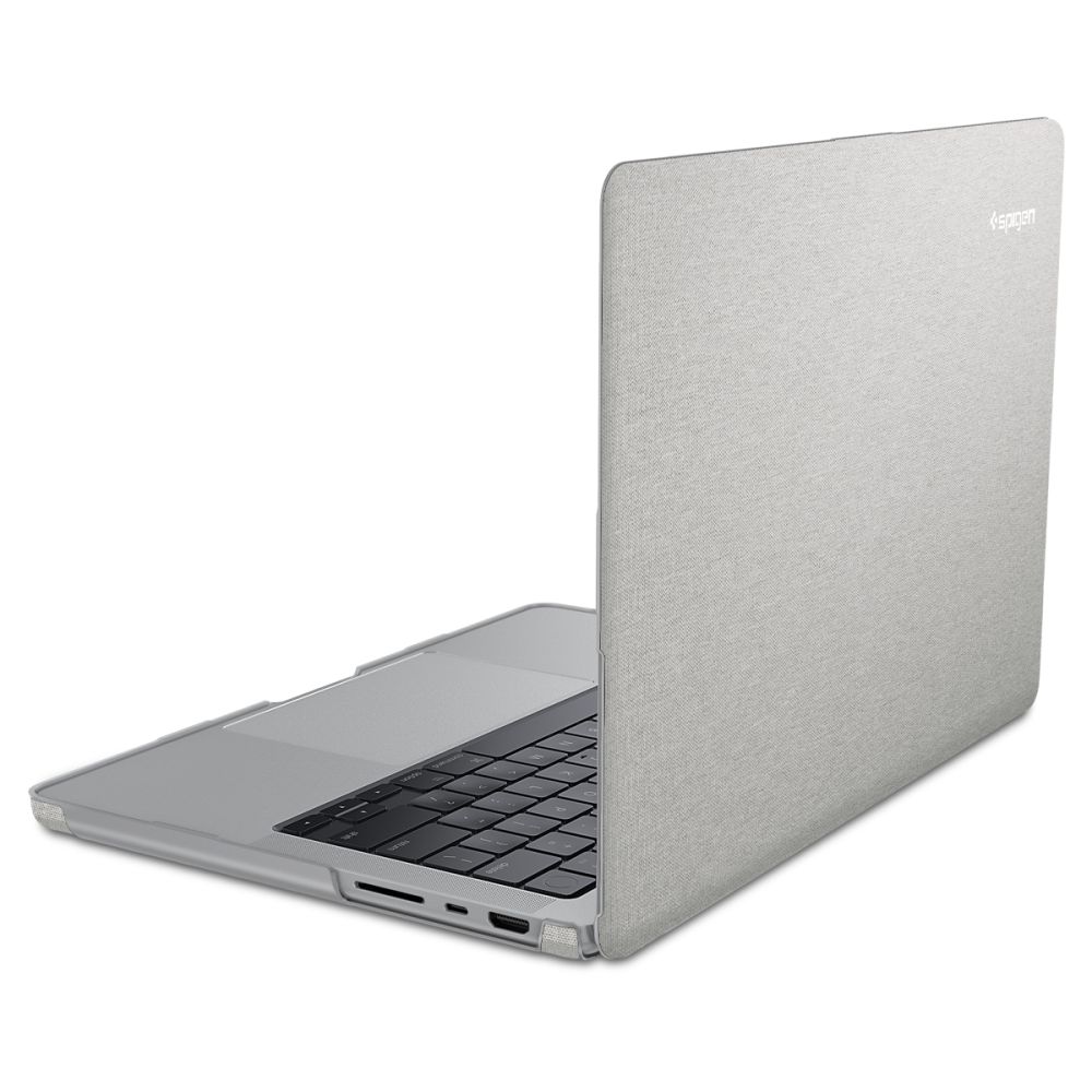 Spigen Urban Fit -suojakotelo MacBook Pro 14" (2021/2023/2024/2025/2026) – harmaa