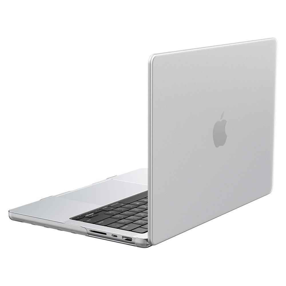 Spigen AirSkin -suojakotelo MacBook Pro 16" (2021–2026) – läpinäkyvä, mattapintainen