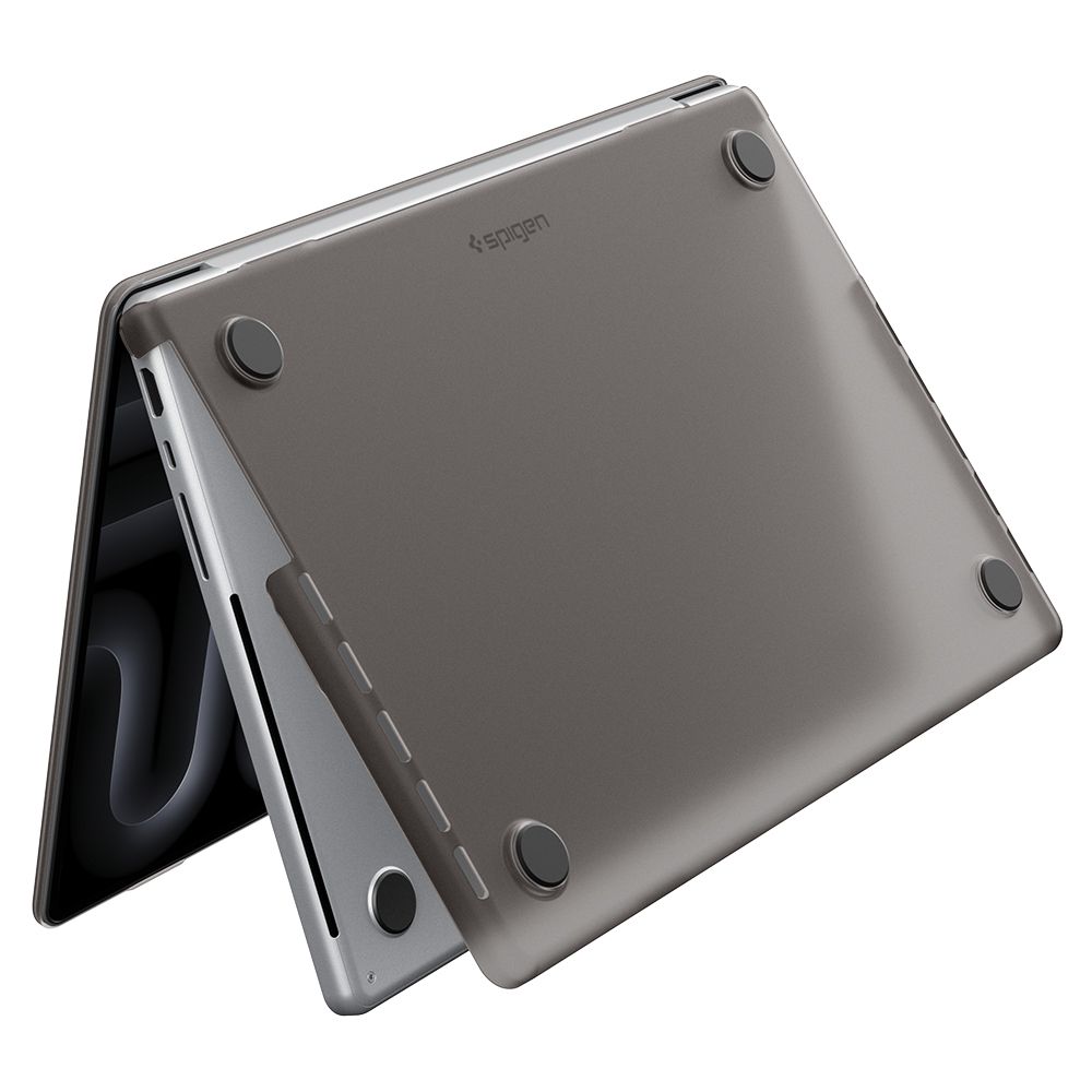 Spigen AirSkin -suojakotelo MacBook Pro 16" (2021/2023/2024/2025/2026) – puoliläpinäkyvä