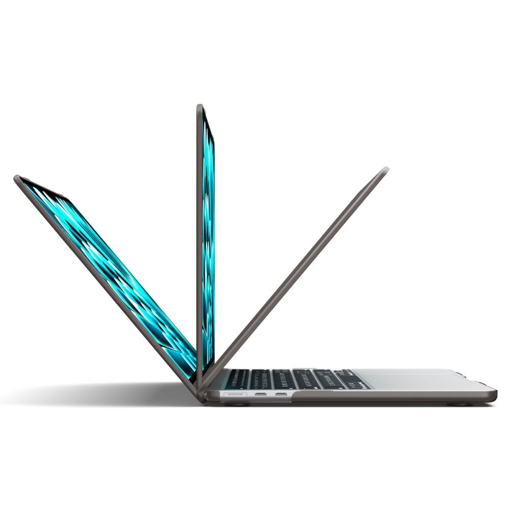 Spigen AirSkin -suojakotelo MacBook Air 13" 2023–2024–2025–2026 - puoliläpinäkyvä
