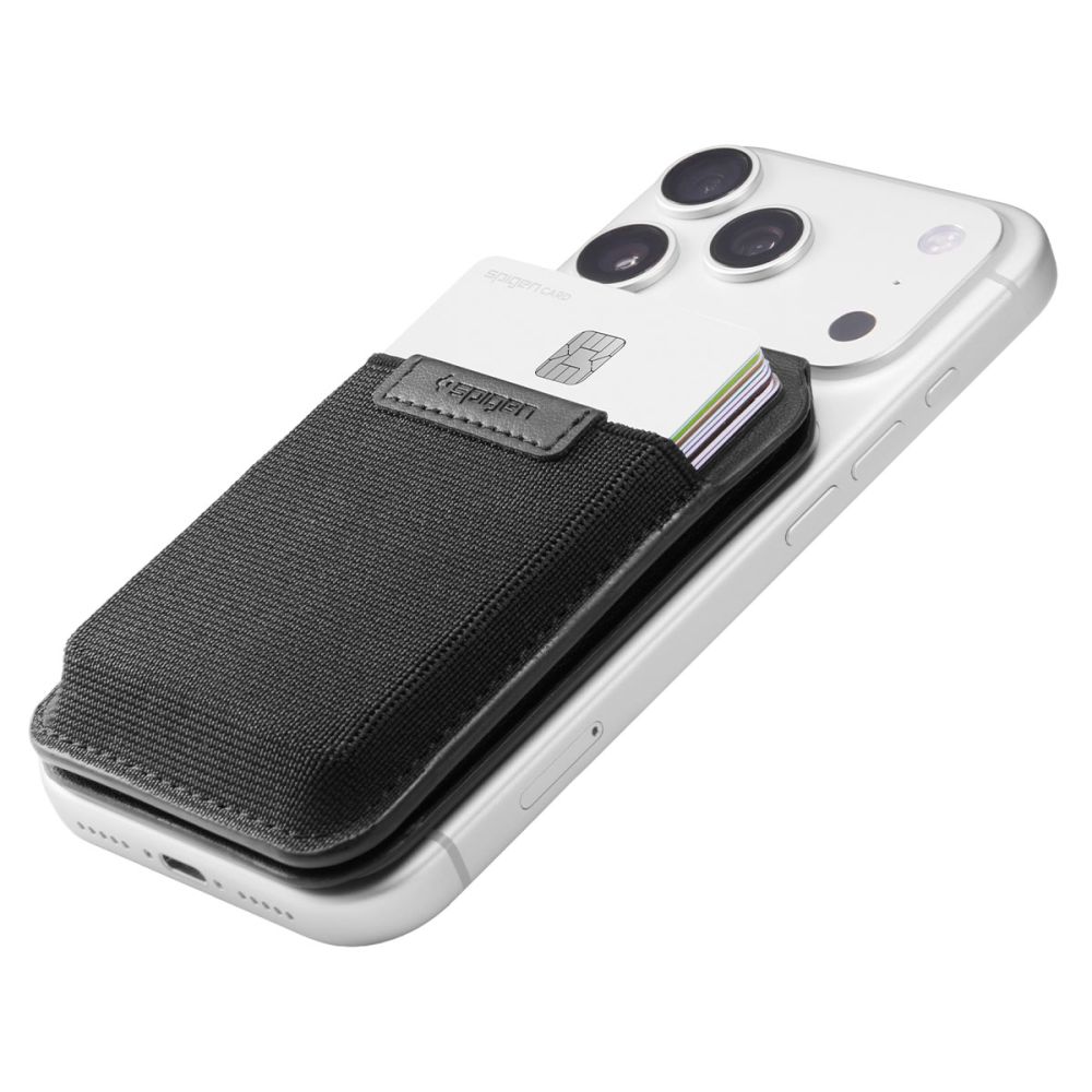 Spigen Slim Fold S314-4 MagSafe -puhelinlompakko – musta