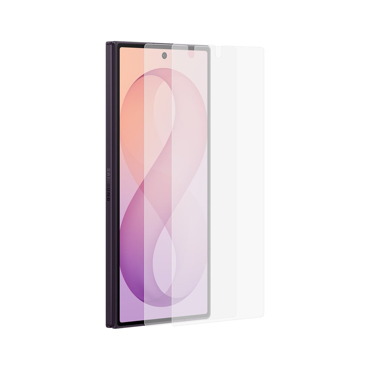 Samsung EF-UF976CTE heijastamaton suojakalvo Samsung Galaxy Z Fold 8 Ultra -mallille – 2 kpl.