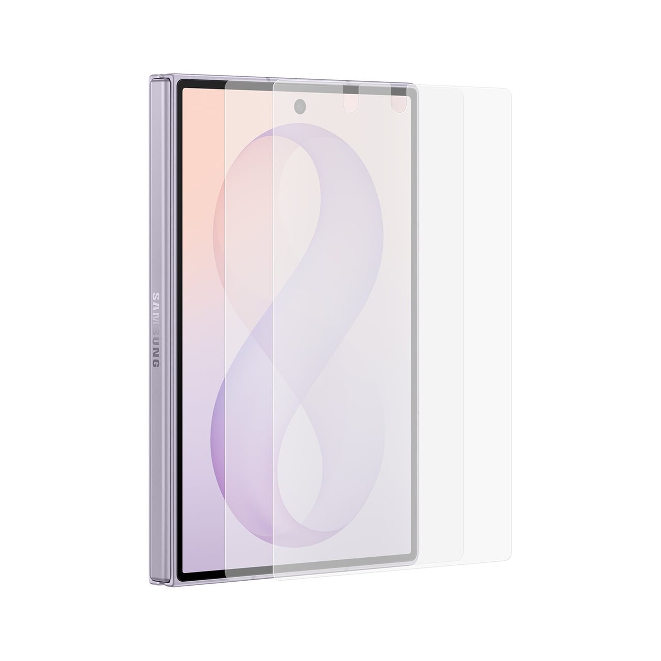 Samsung EF-UF971CTE heijastamaton suojakalvo Samsung Galaxy Z Fold 8:lle – 2 kpl.