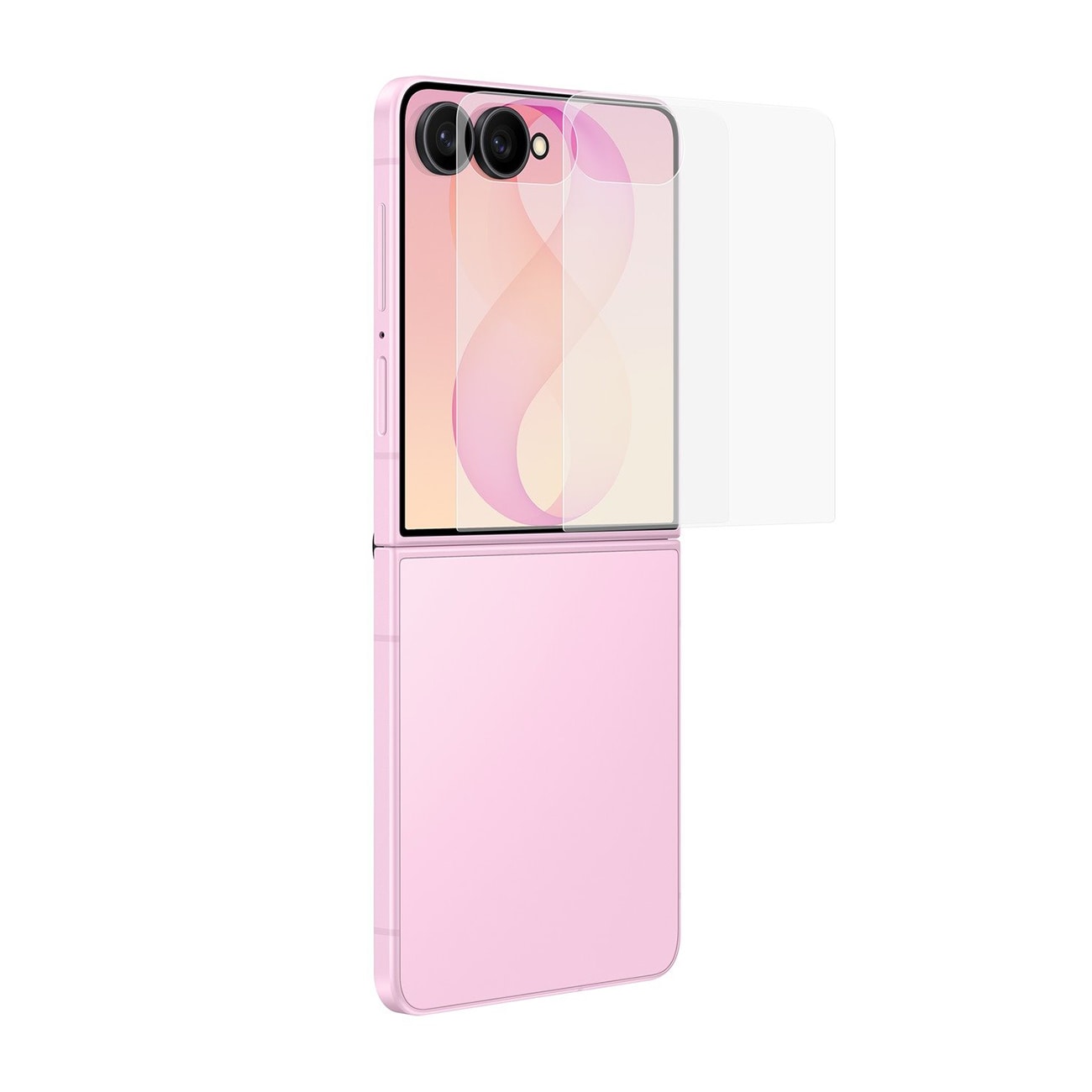 Samsung EF-UF776CTE heijastamaton suojakalvo Samsung Galaxy Z Flip 8:lle – 2 kpl.