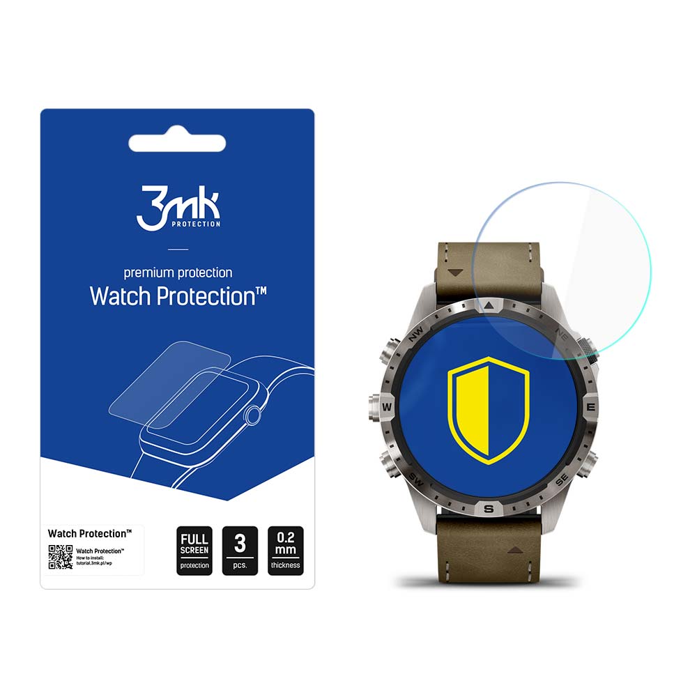 3mk Watch Protection™ v. FlexibleGlass -hybridilasi Garmin MARQ Gen 2 -mallille