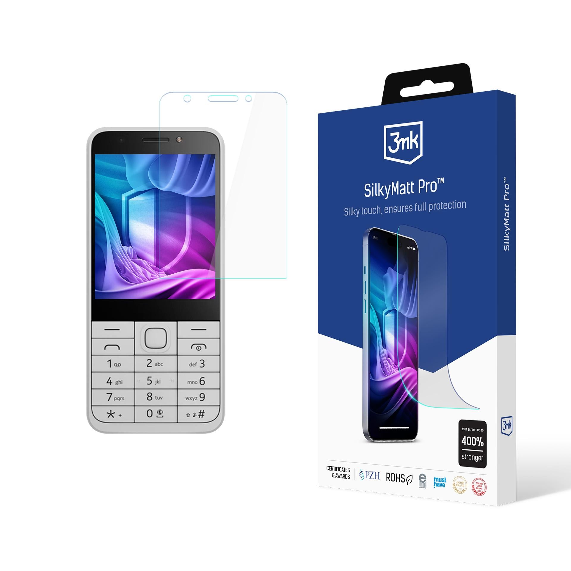Mattafolio 3mk SilkyMatt Pro™ Nokia 230 DualSim 2024 -mallille