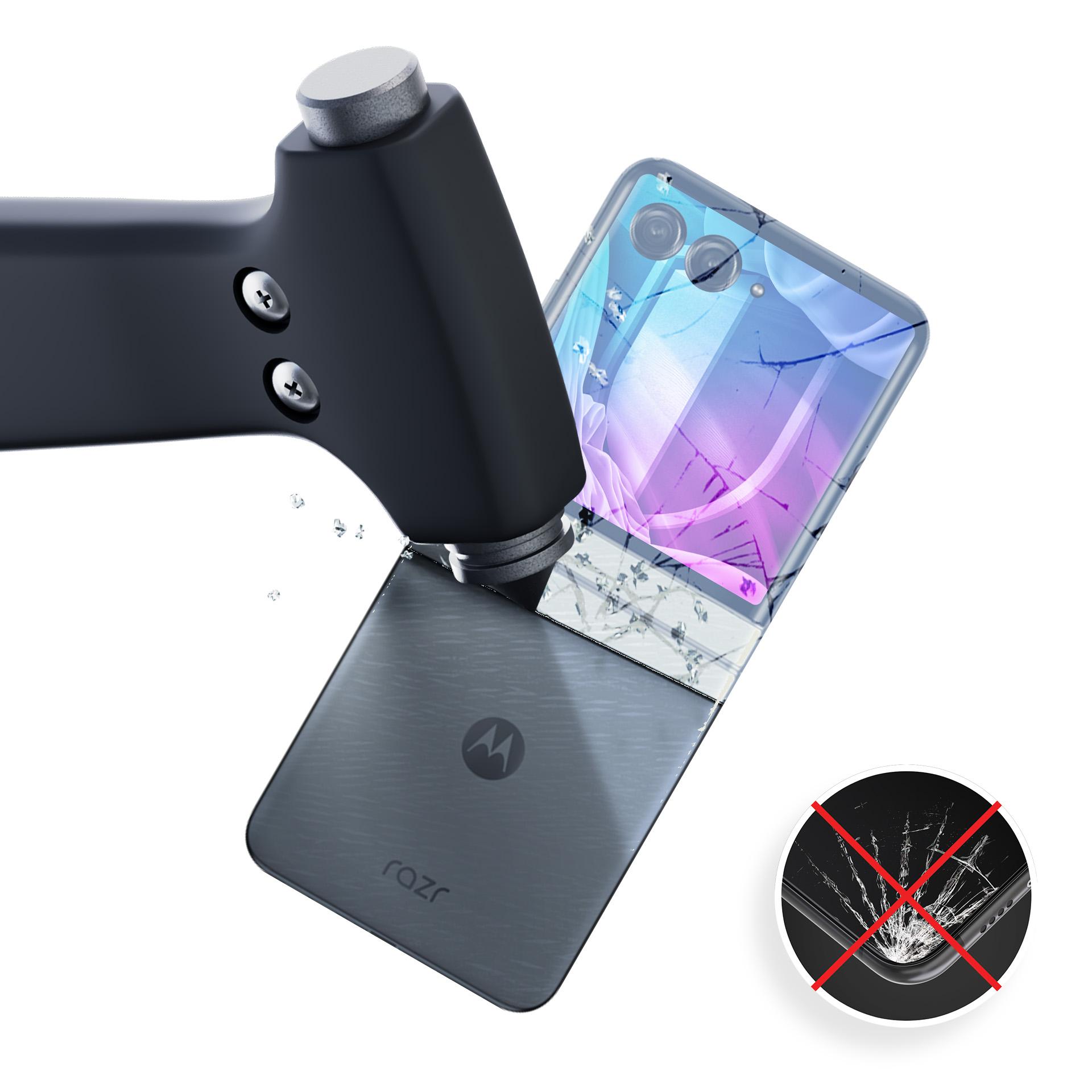 3mk SilkyMatt Pro™ -mattakalvo Motorola Razr 60:lle