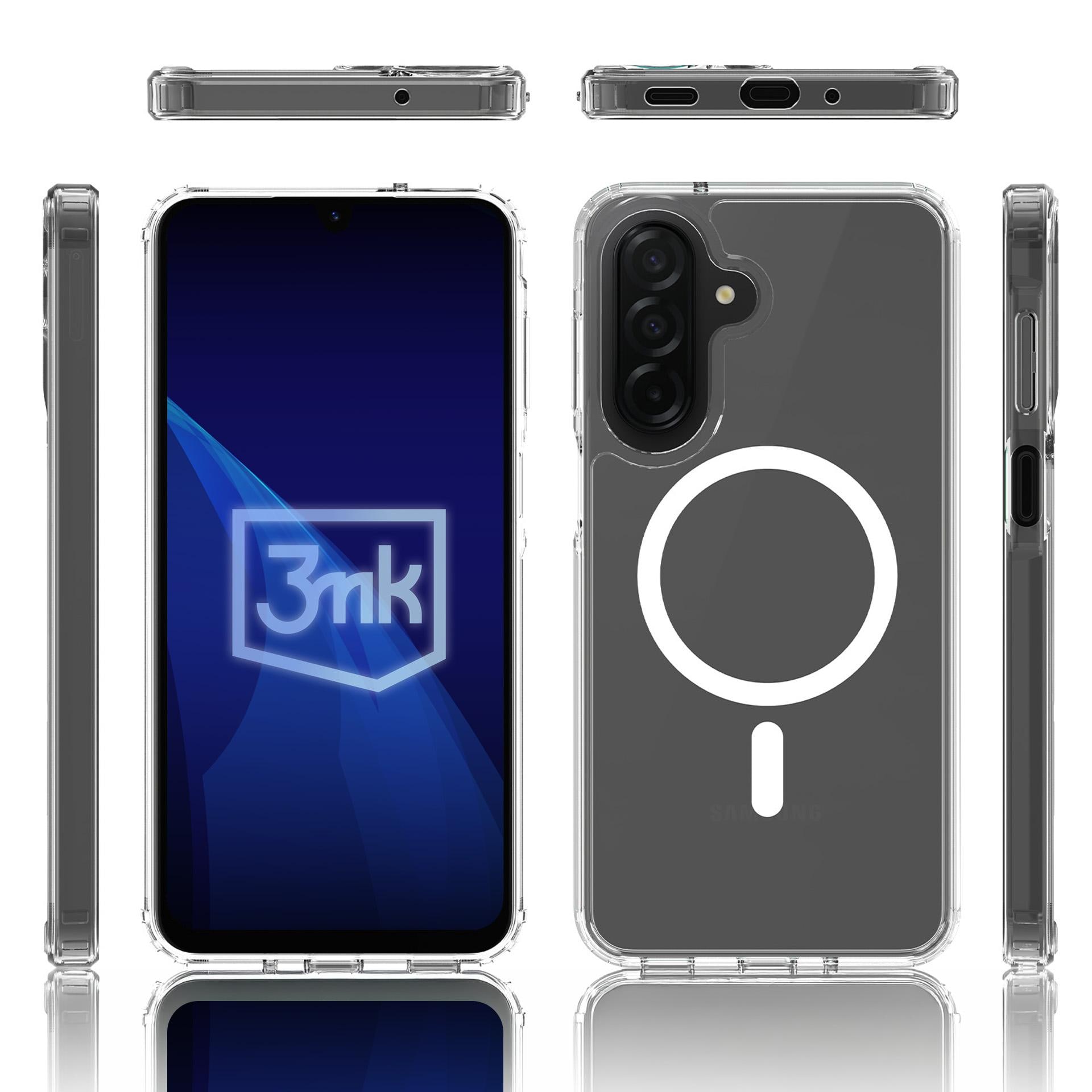 3mk Armor MagCase -kotelo Samsung Galaxy A27 5G:lle – läpinäkyvä