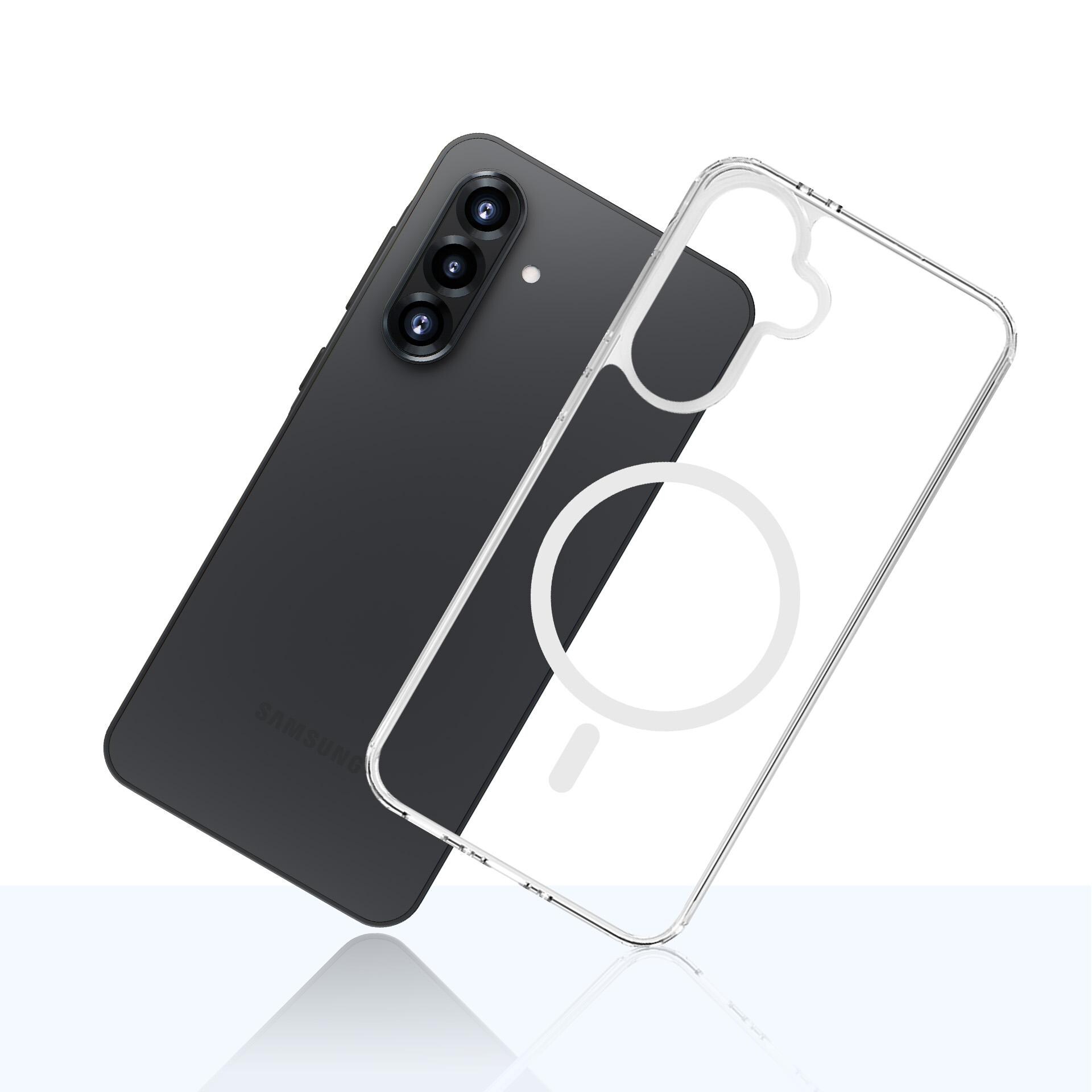 3mk Armor MagCase -kotelo Samsung Galaxy A27 5G:lle – läpinäkyvä