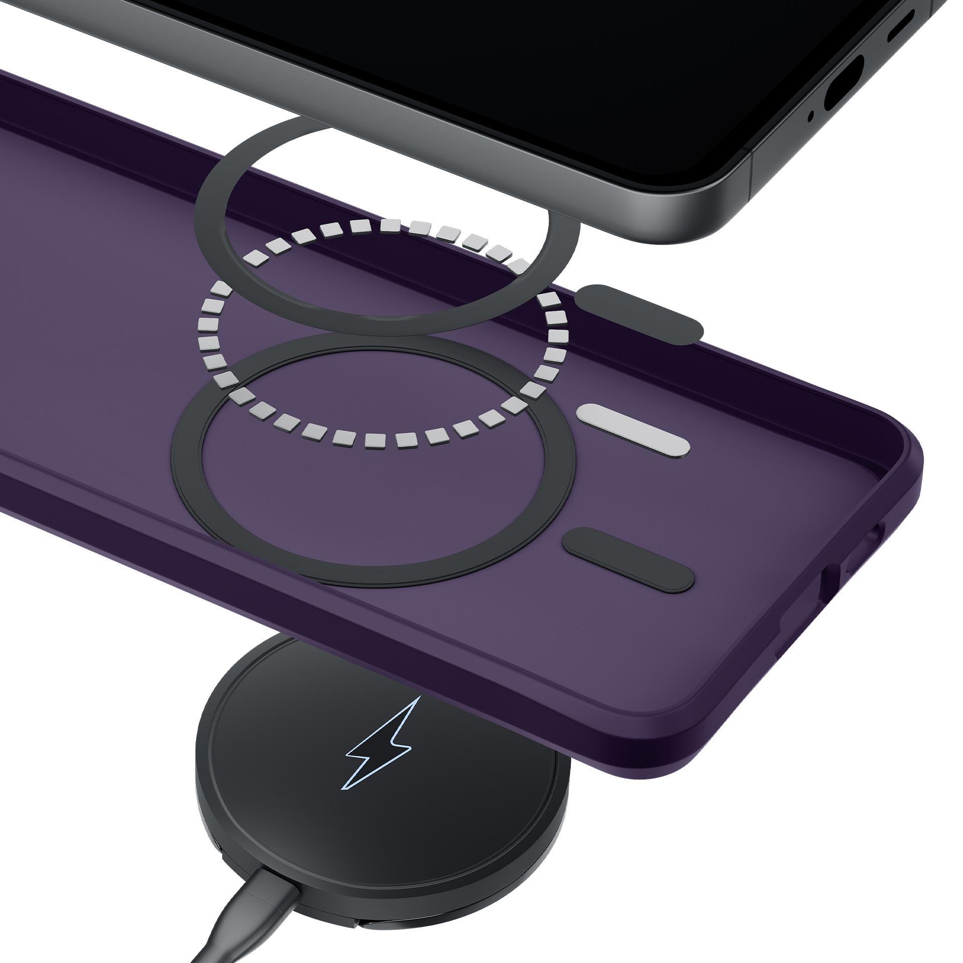 3mk Smoke MagCase Samsung Galaxy S24:lle – violetti