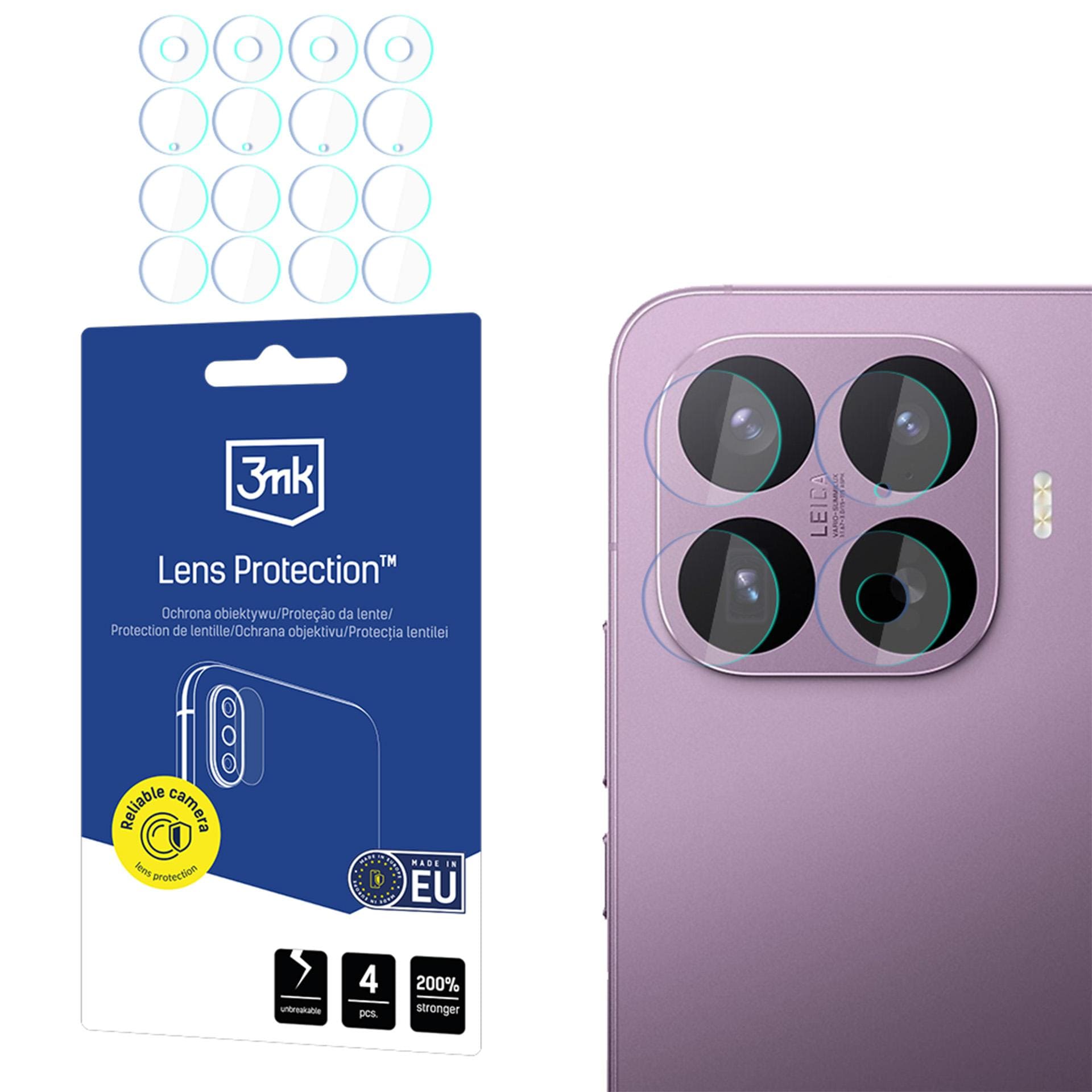 3mk:n hybridilasi kameran objektiivin suojaamiseen Xiaomi 17T Pro -mallille