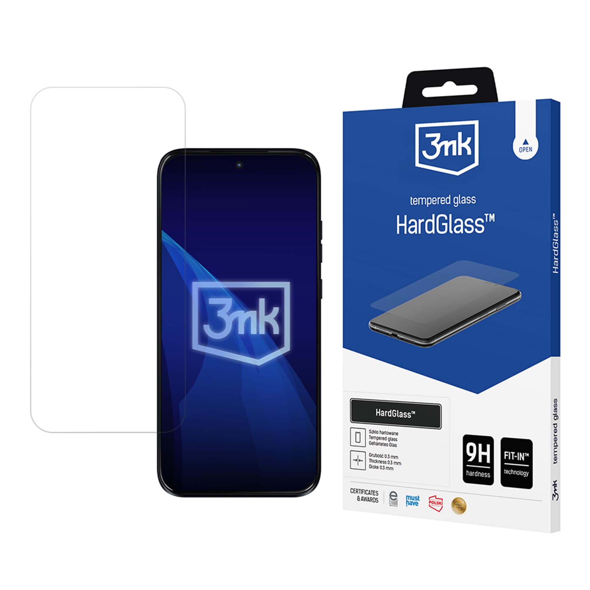 3mk HardGlass -karkaistu lasi Motorola Moto G87:lle