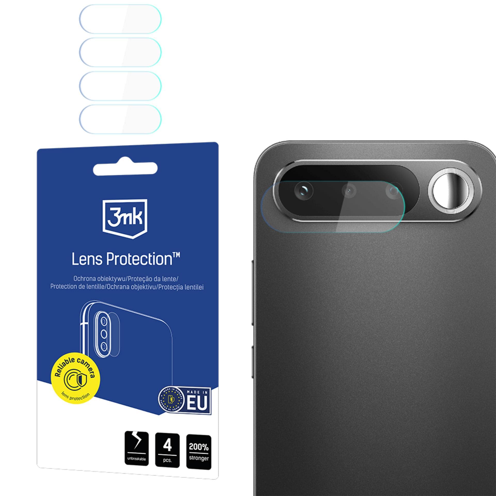 3mk:n hybridilasi Realme 16 5G:n kameran objektiivin suojaamiseen