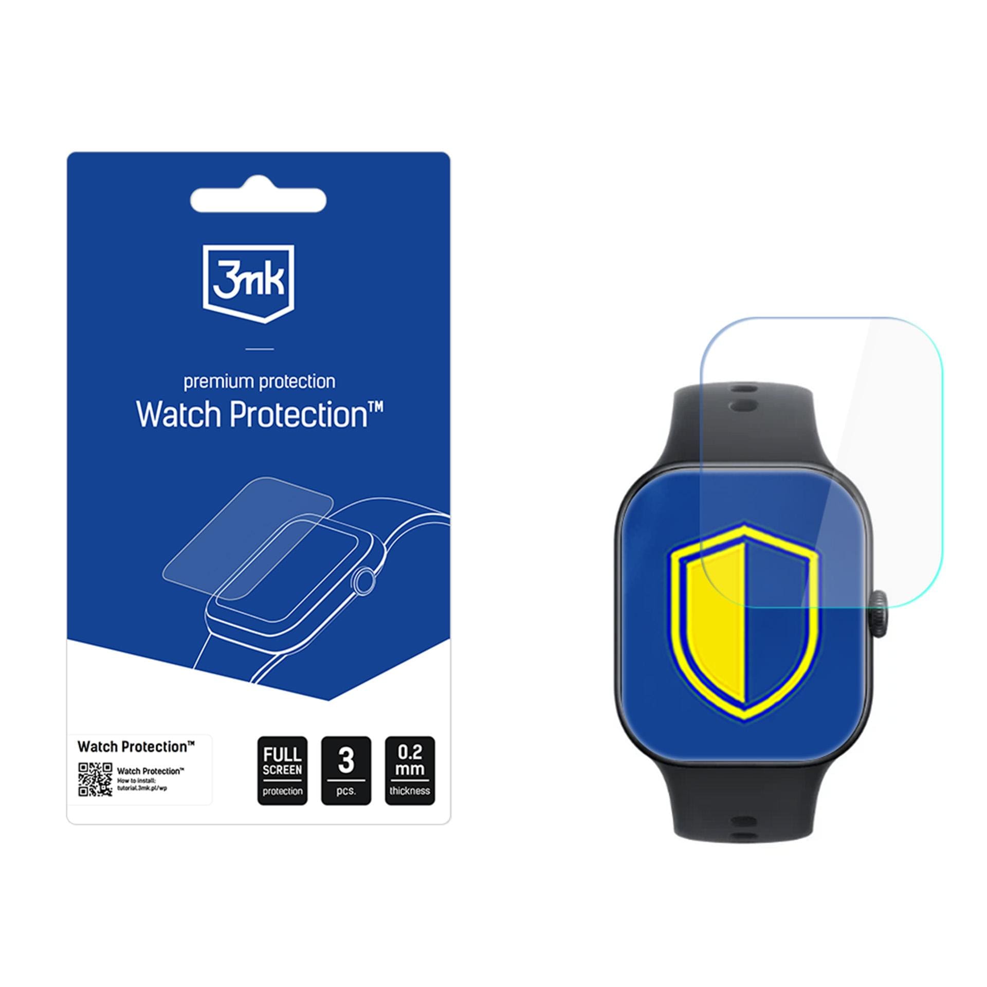 3mk Watch Protection ARC -älykellon näytönsuojus Vivo Watch GT2:lle
