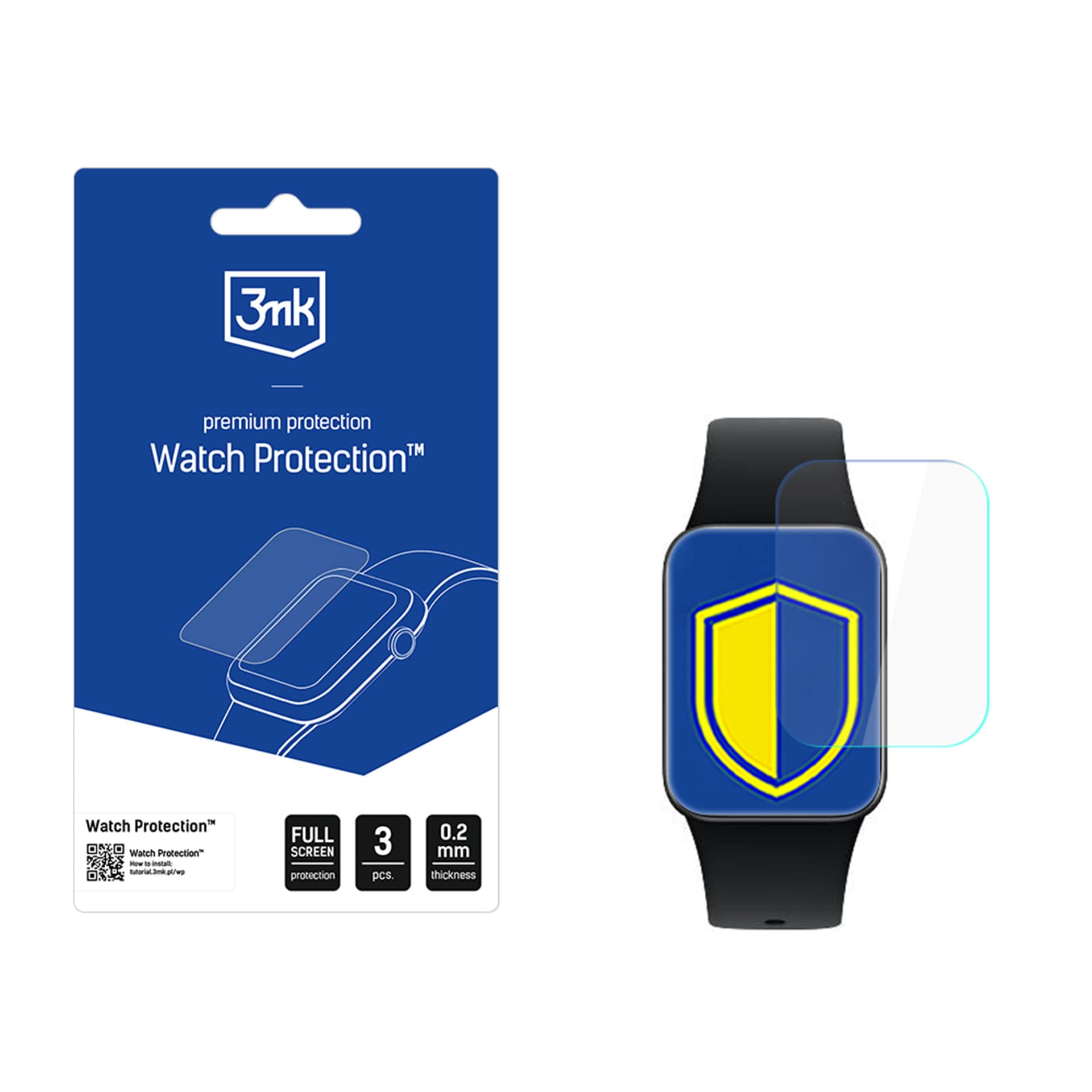 3mk Watch Protection ARC -näytönsuojakalvo Xiaomi Smart Band 10 Pro -laitteelle