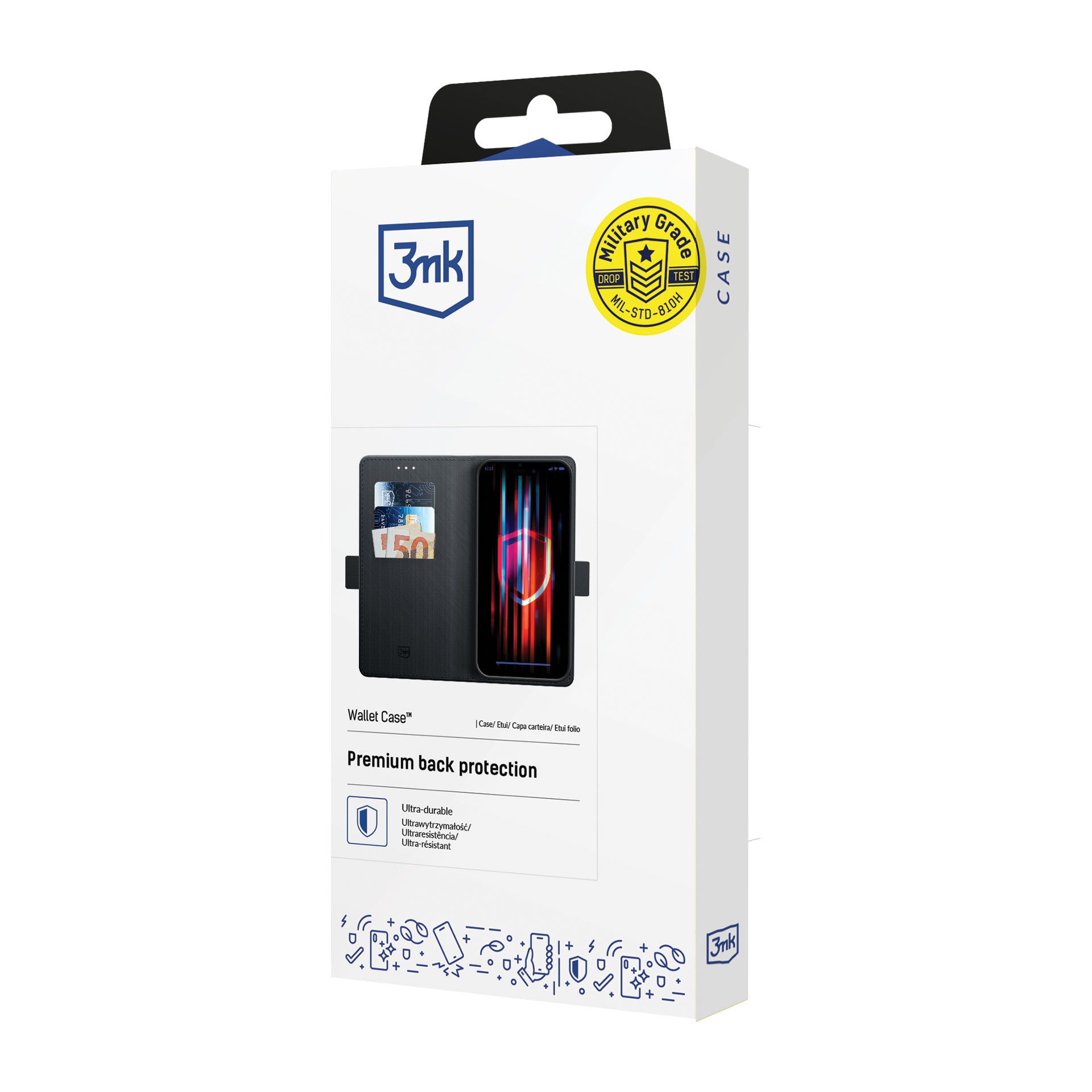 3mk-lompakkokotelo Xiaomi 17T Pro -malliin – musta