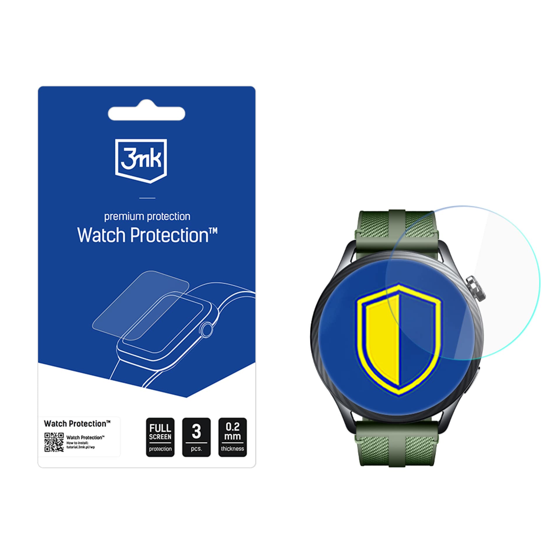 3mk Watch Protection FlexibleGlass -hybridilasi Xiaomi Watch S5 46 mm:lle