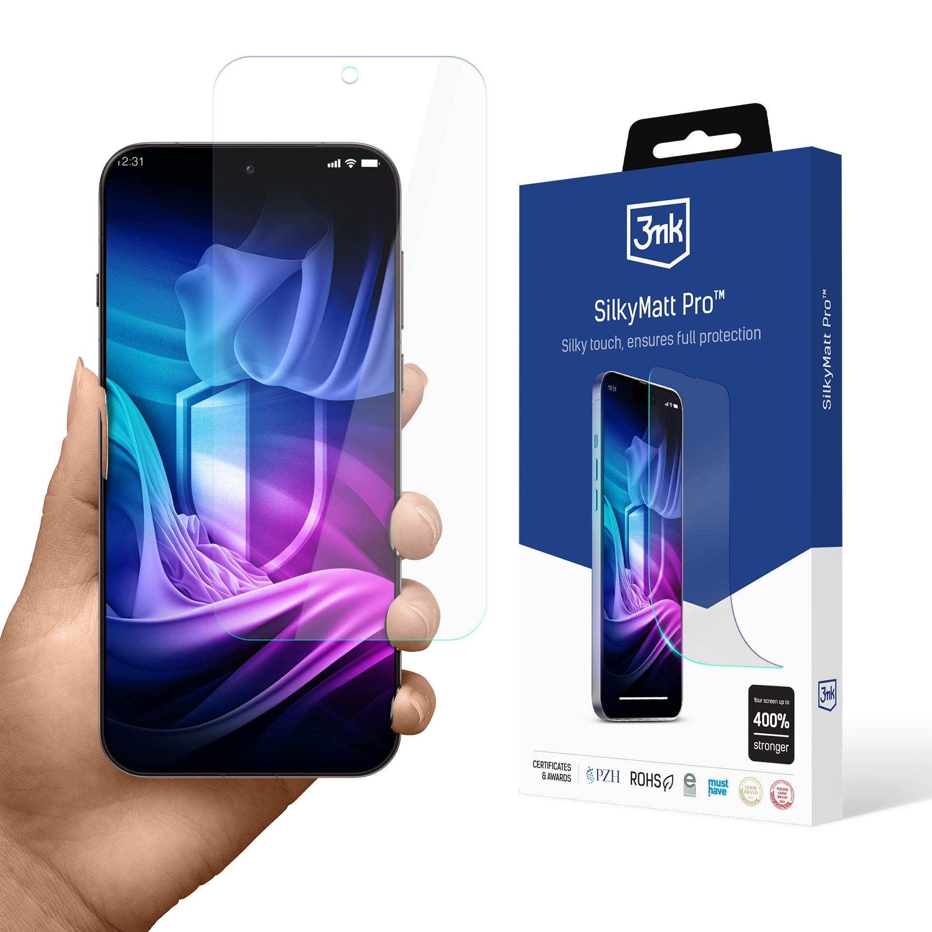 3mk SilkyMatt Pro™ -mattakalvo Oppo Find X9 Pro -puhelimelle